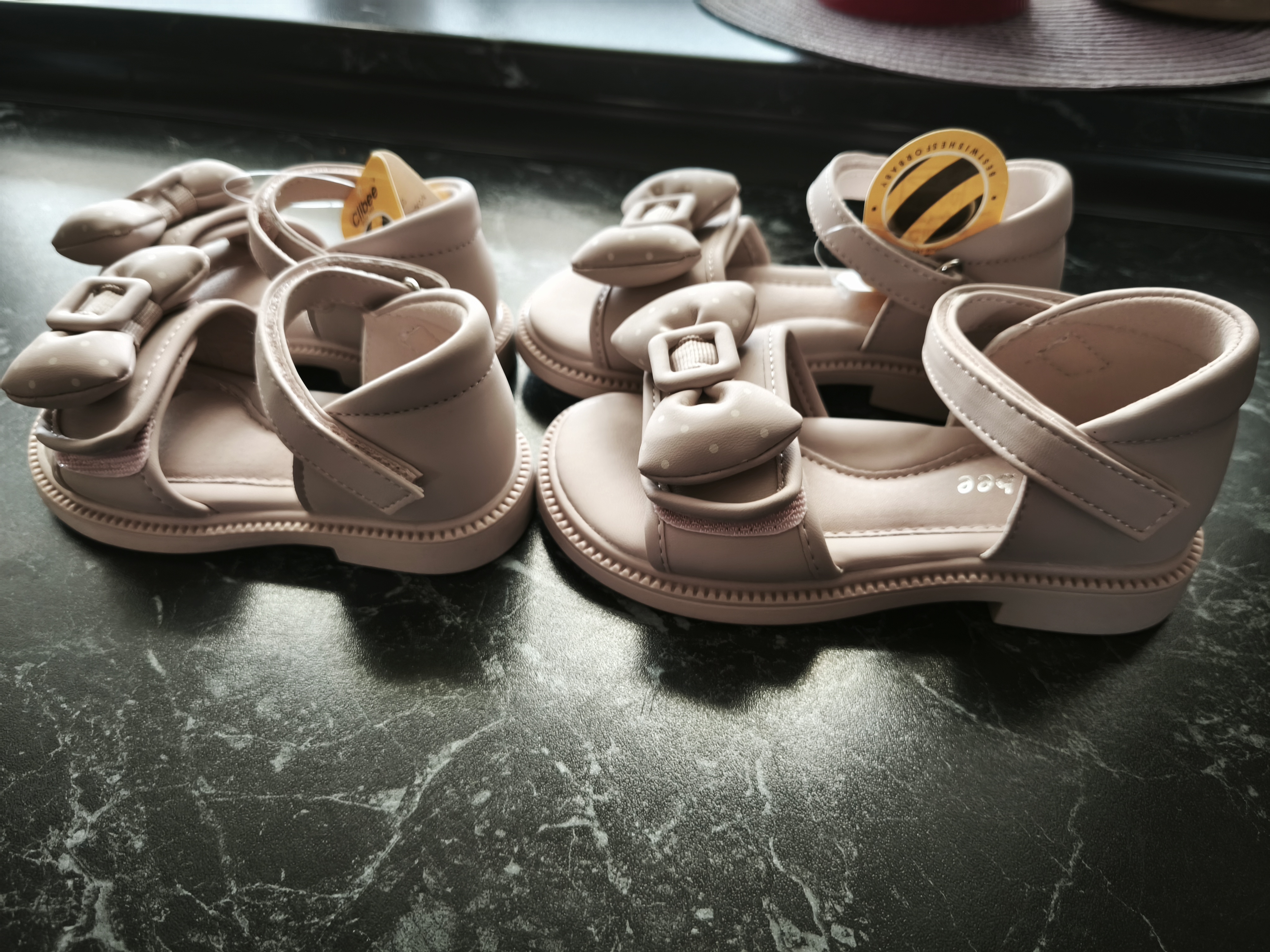 Vaikiškos basutės su kaspinuku Clibee 22-27