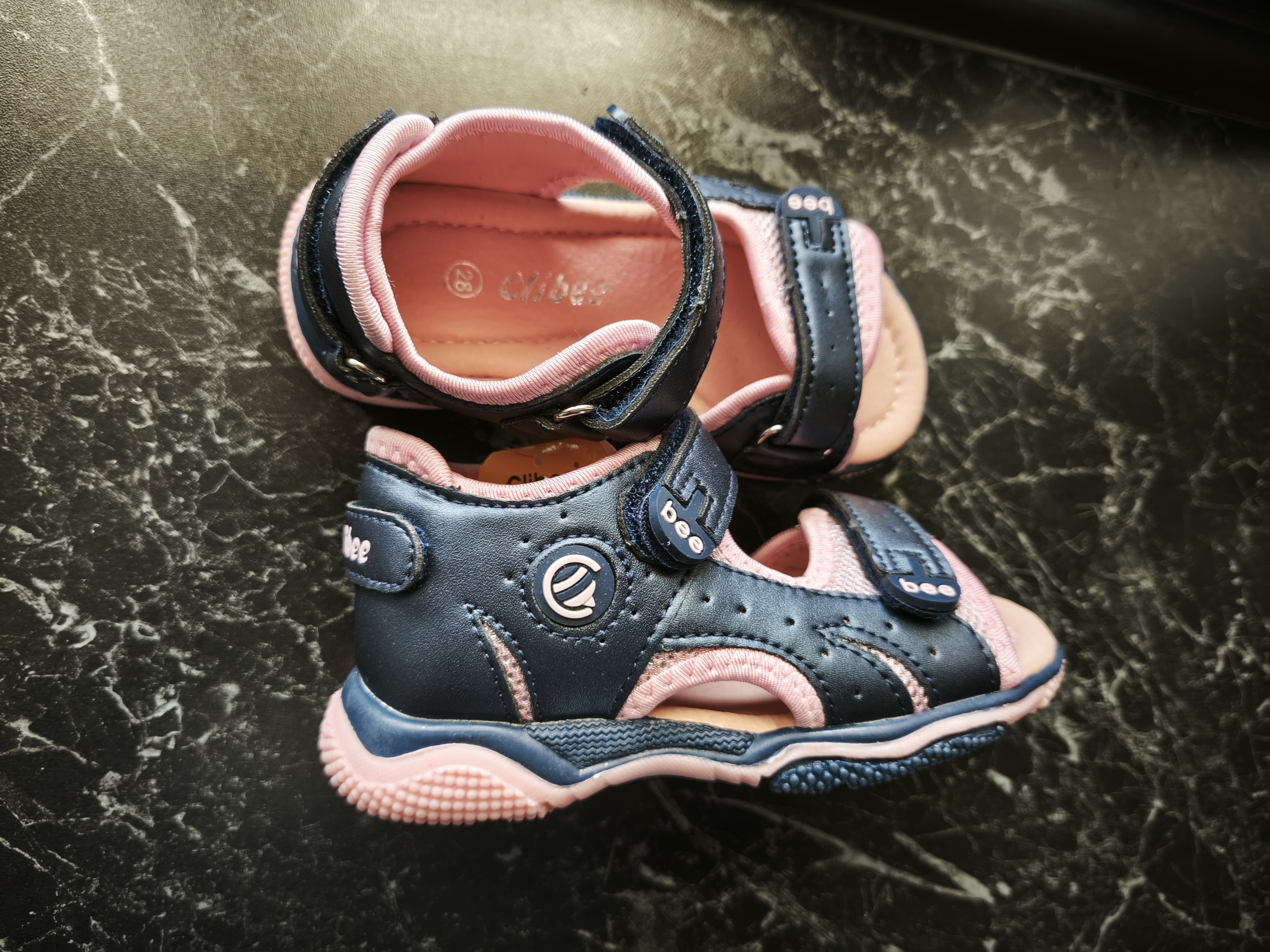 Vaikiškos basutės su odiniu vidpadžiu Clibee 25-30