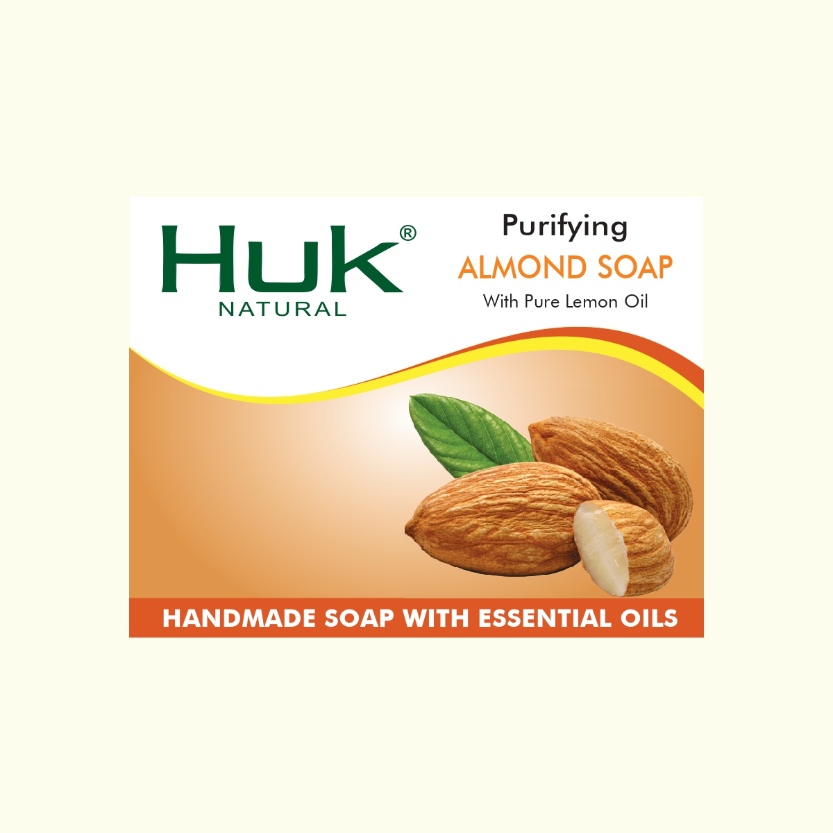 Huk Natural Purifying Almond Soap