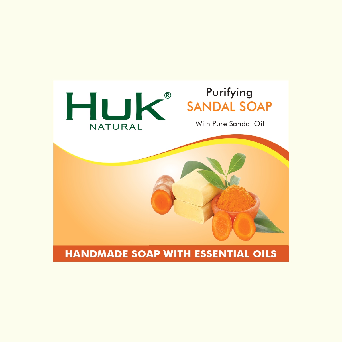 Huk Natural Sandal Soap – Smooth, Fresh & Radiant Skin