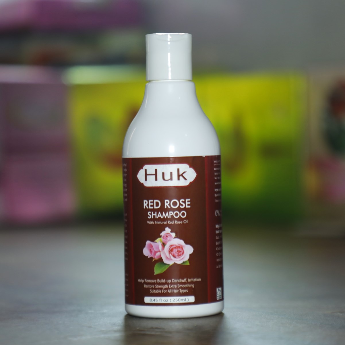 Huk Red Rose Shampoo – Nourishing & Silky Hair with Natural Rose Extracts