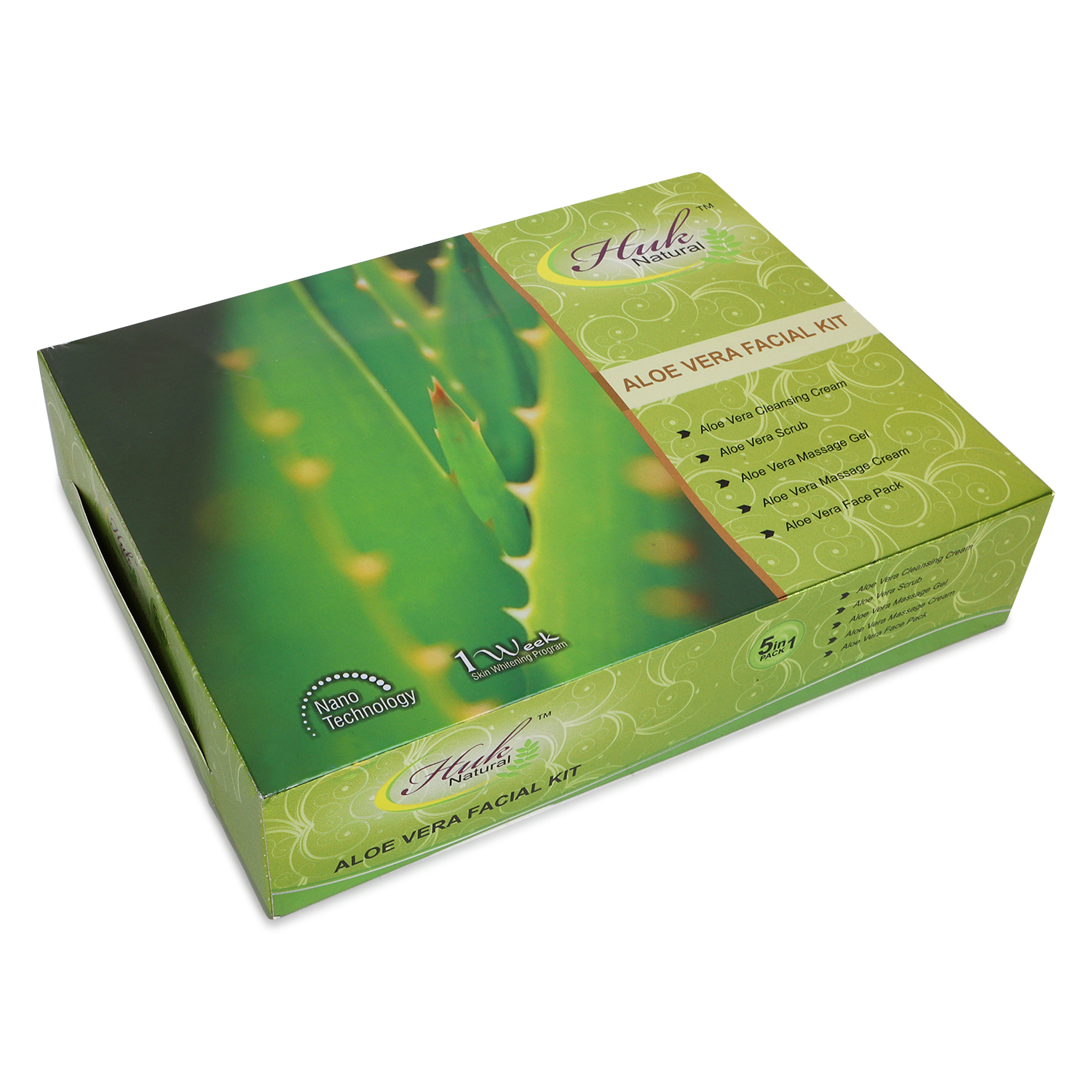 Huk Aloe Vera Facial Kit with Vitamin E & Aloe Vera