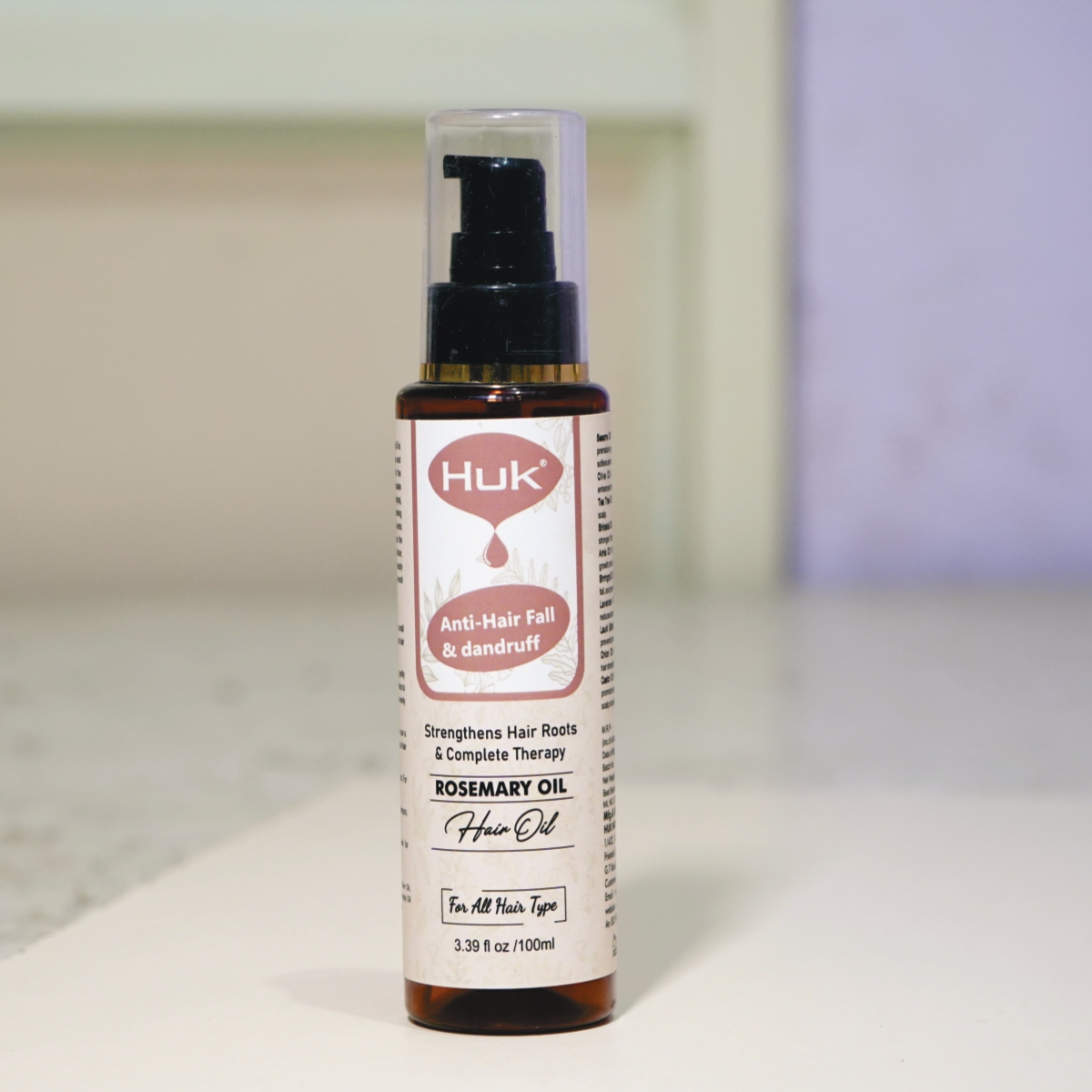 Huk Rosemary Hair Oil – For Strong, Healthy & Nourished Hair