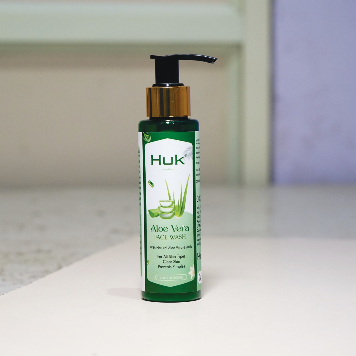 Huk Aloe Vera Face Wash with Natural Neem & Tulsi Oil