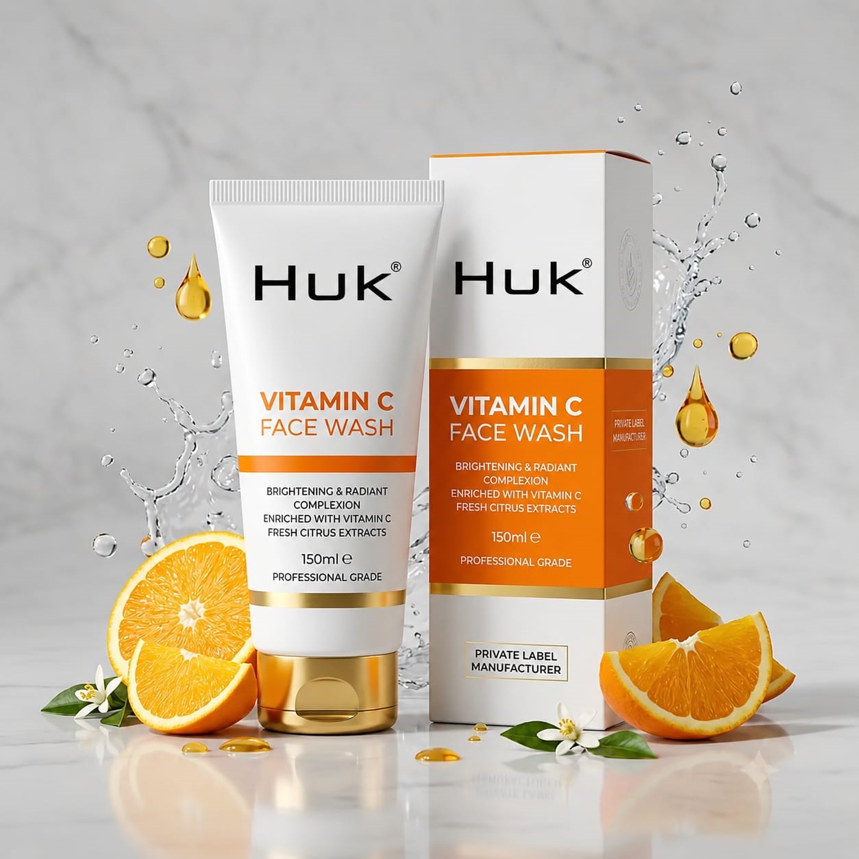 Huk Vitamin C Face Wash | Brightening & Hydrating Face Cleanser