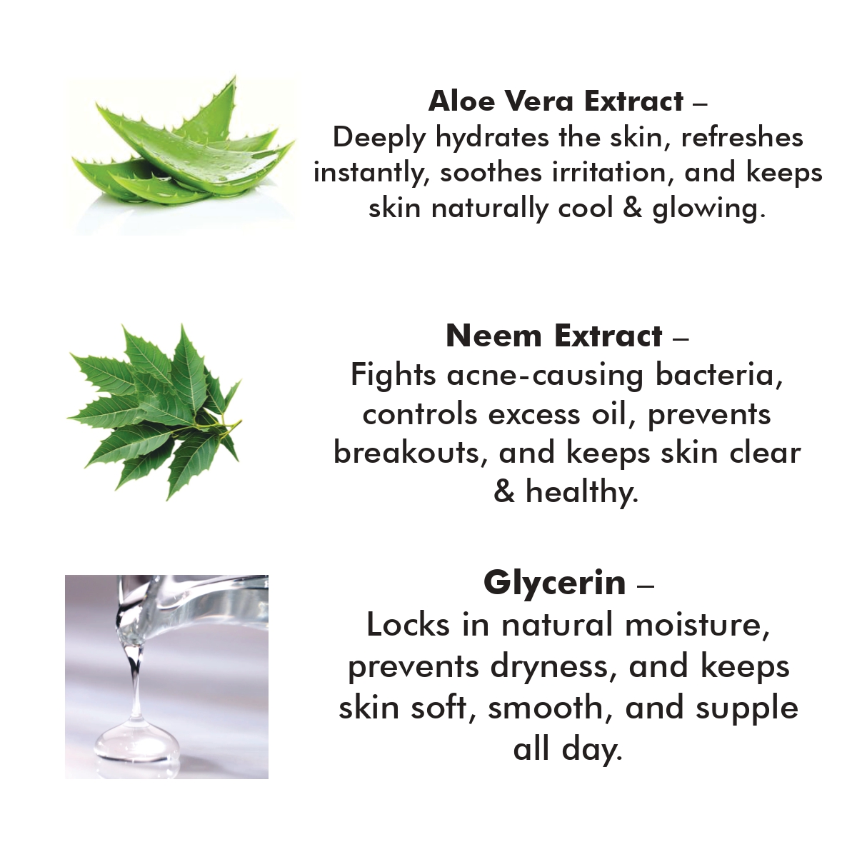 Huk Aloe Vera Face Wash with Natural Neem & Tulsi Oil