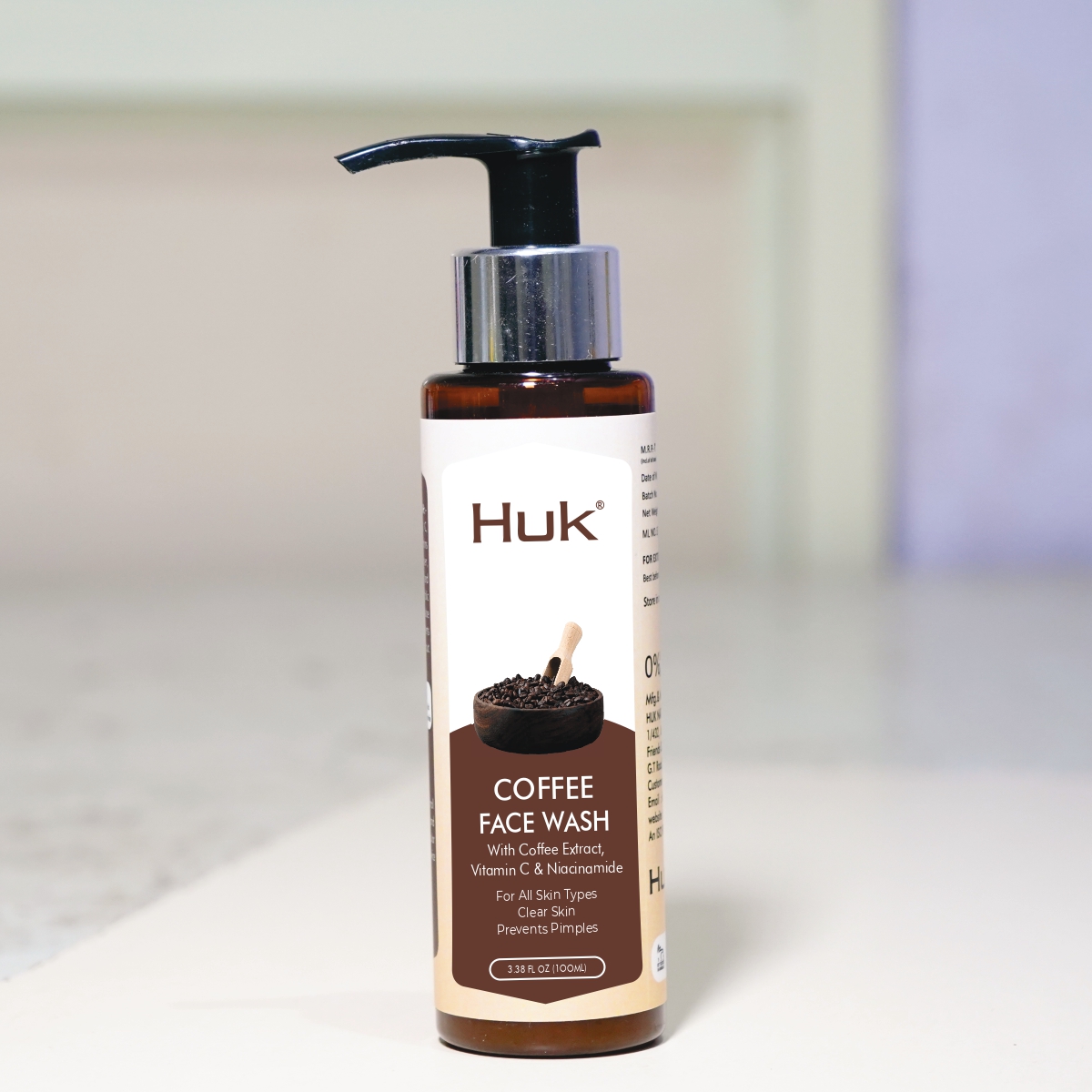 Huk Coffee Face Wash – Deep Cleansing & Refreshing Glow