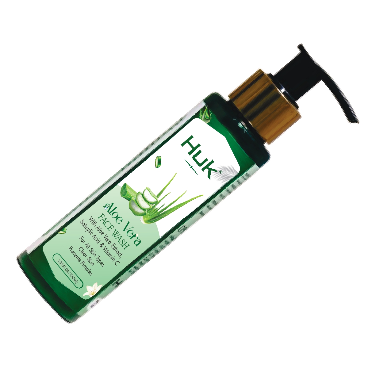Huk Aloe Vera Face Wash with Natural Neem & Tulsi Oil