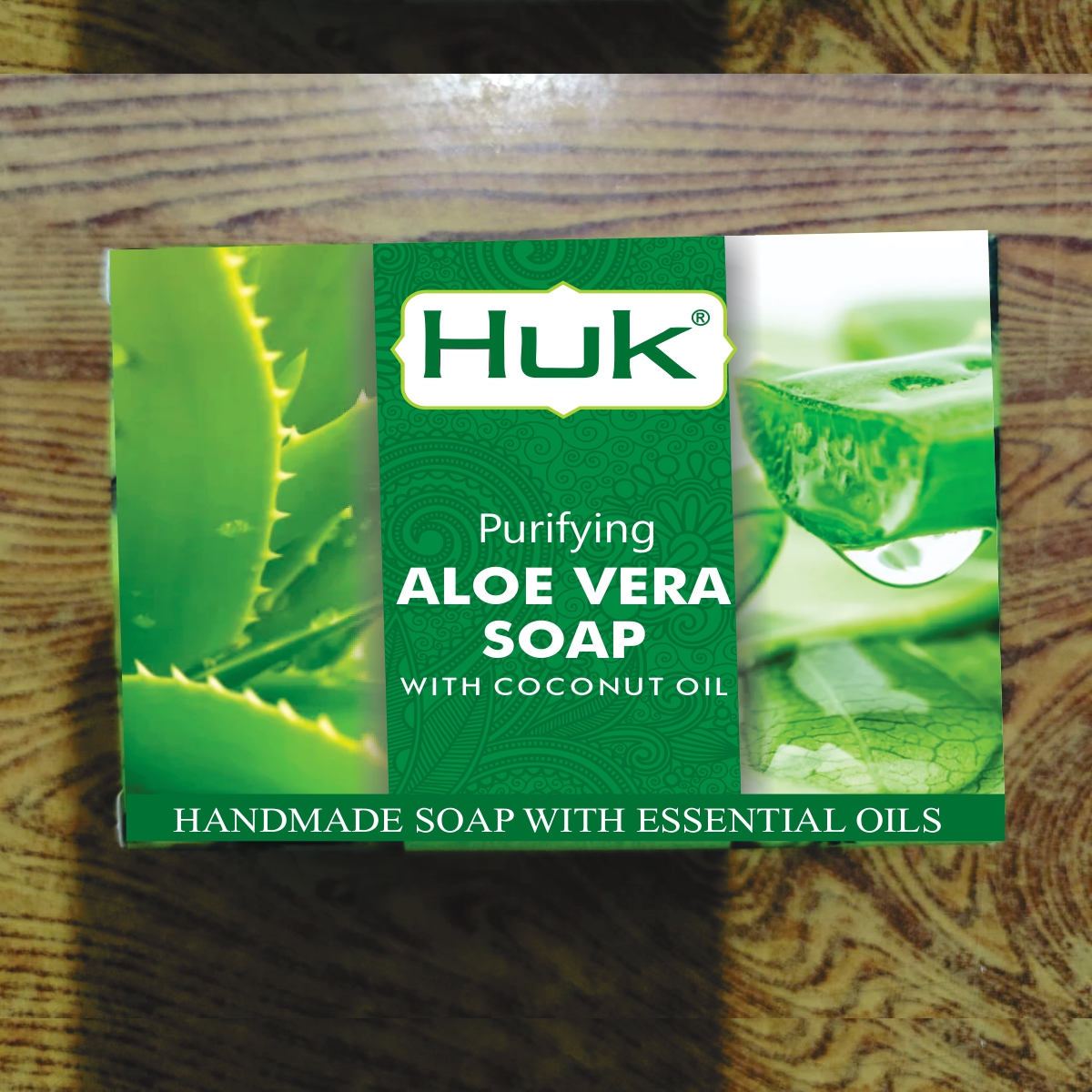 Huk Aloe Vera Soap – Moisturizing & Soothing Skin with Natural Aloe Vera