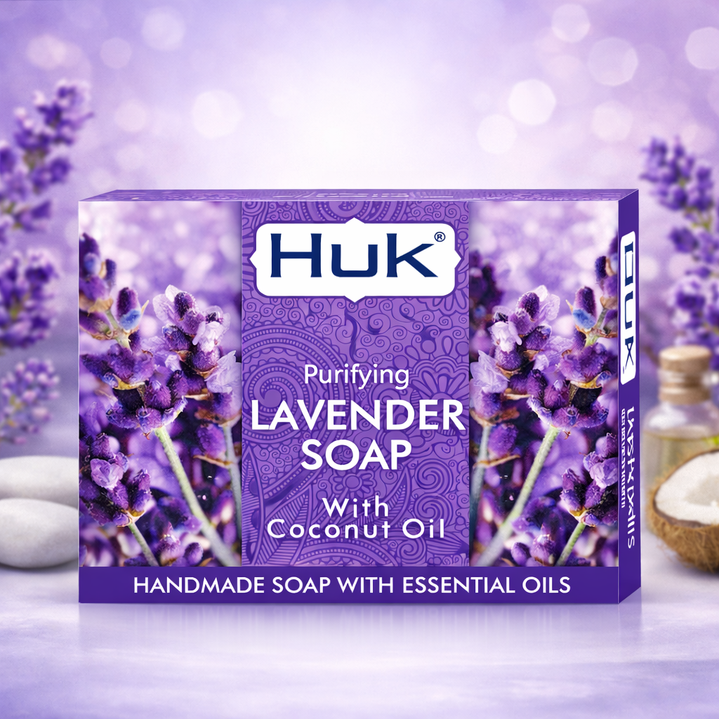 Huk Purifying Lavender Soap – Calm, Fresh & Nourished Skin
