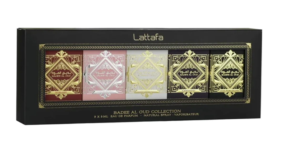   Badee Al Oud Collection by Lattafa EDP 5x5ml Gift Set