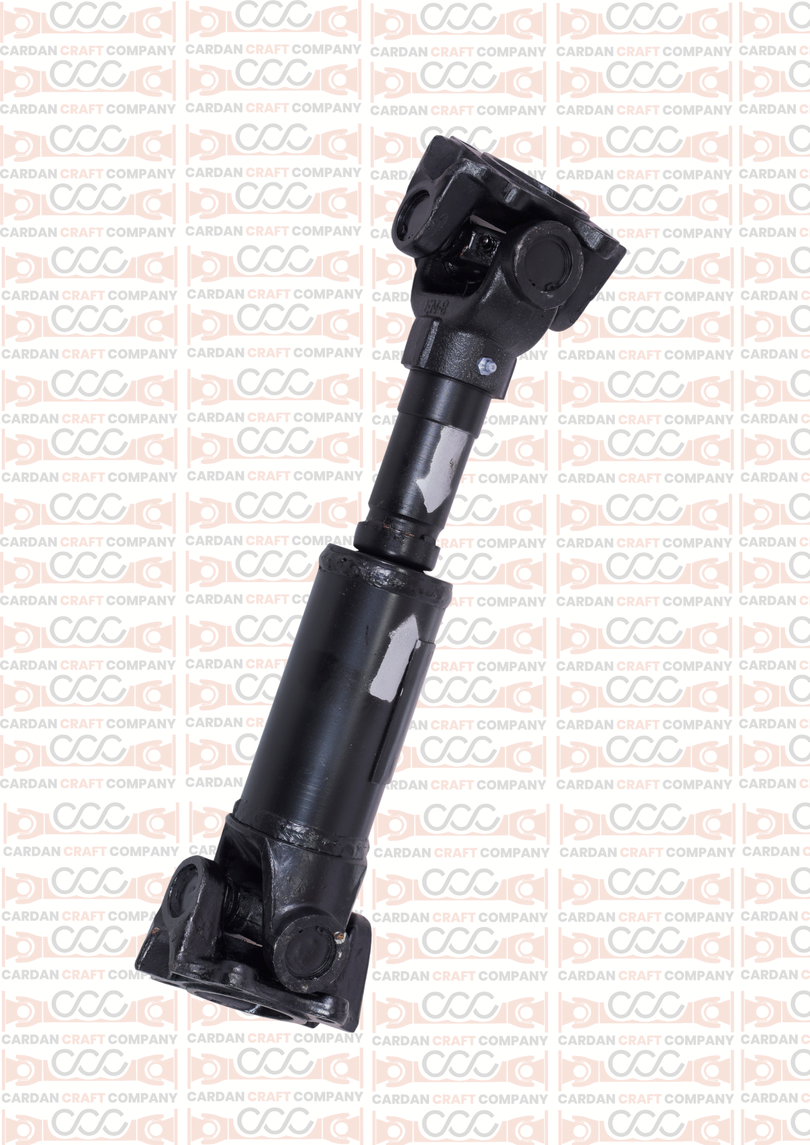 Cardan shaft with rectangular flange