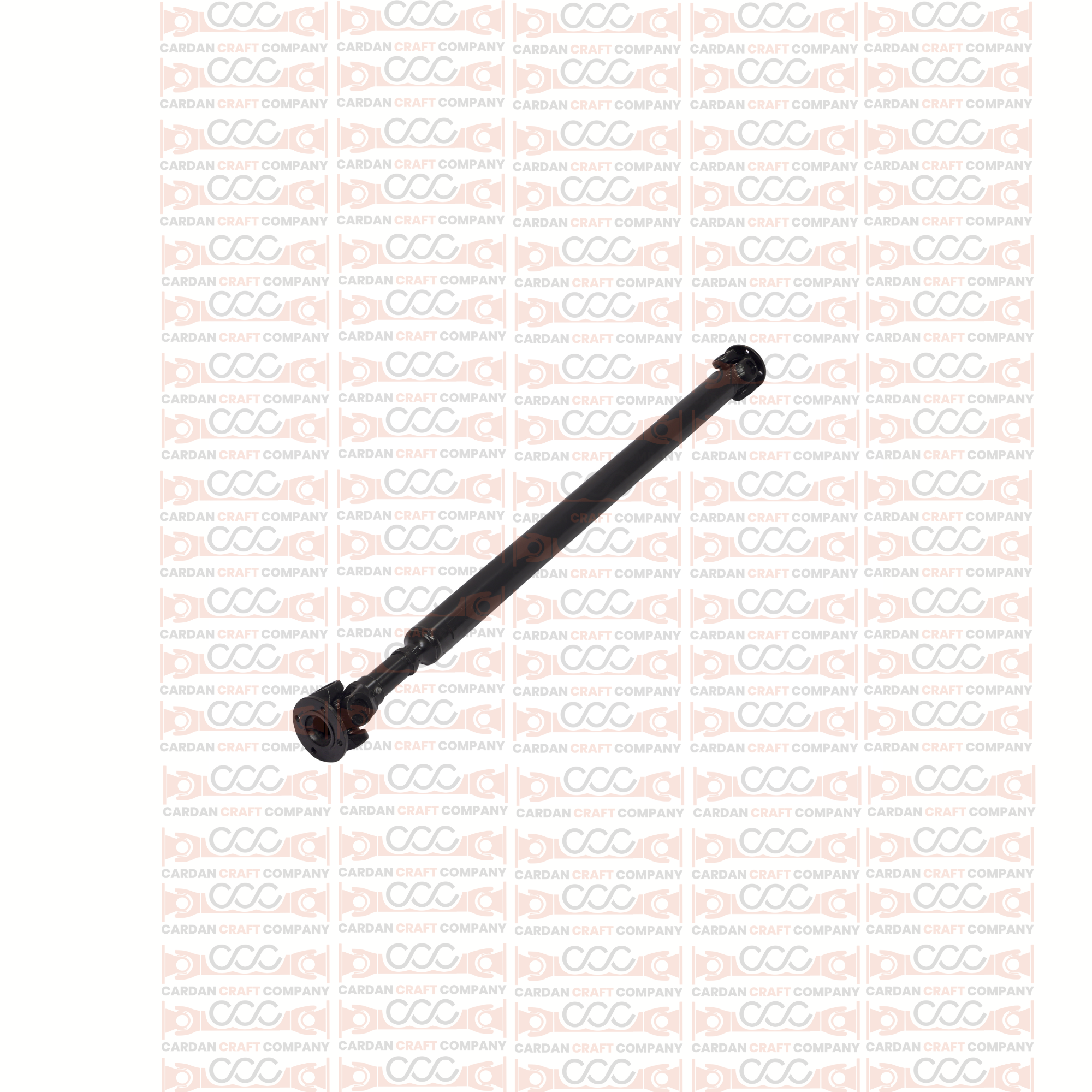 Propeller shaft with flange with hole