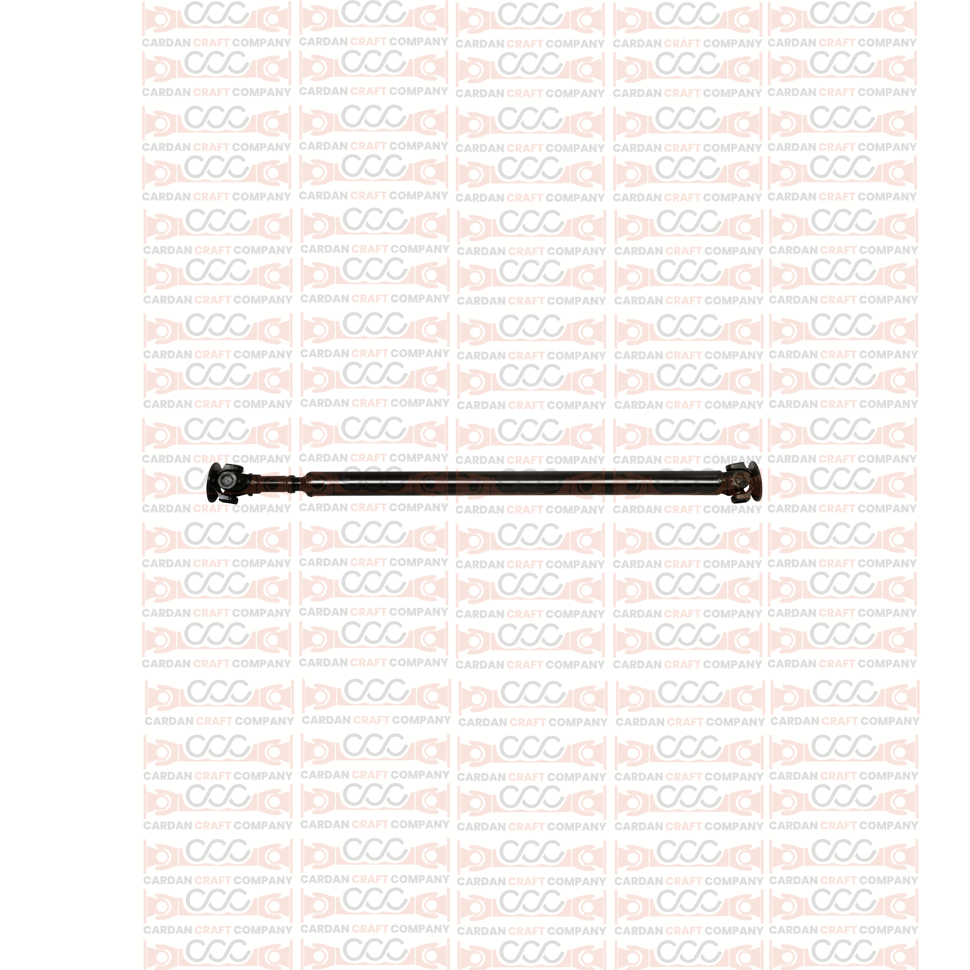 Propeller shaft with flange with hole