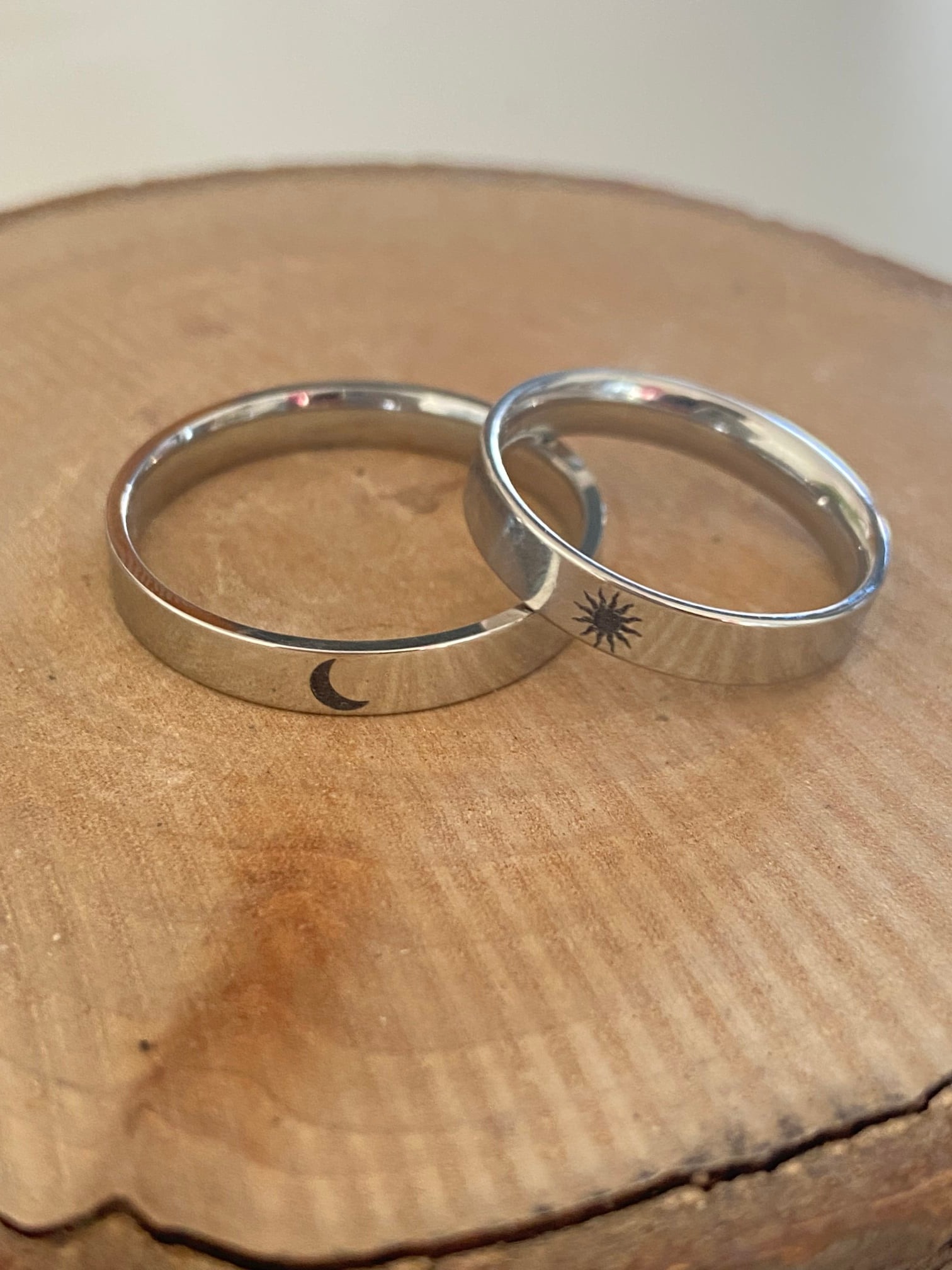 Conjunto Anéis Personalizados