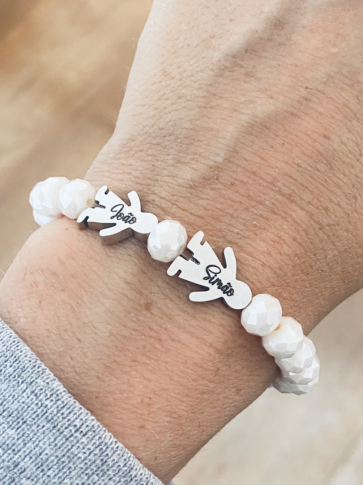 Pulseira de Pérolas Personalizada