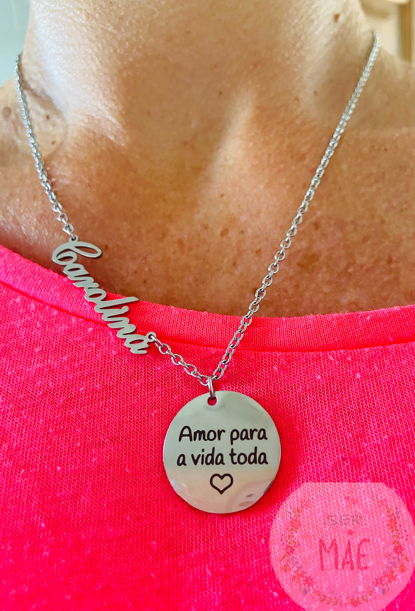Colar Amor para a Vida Toda + Nome