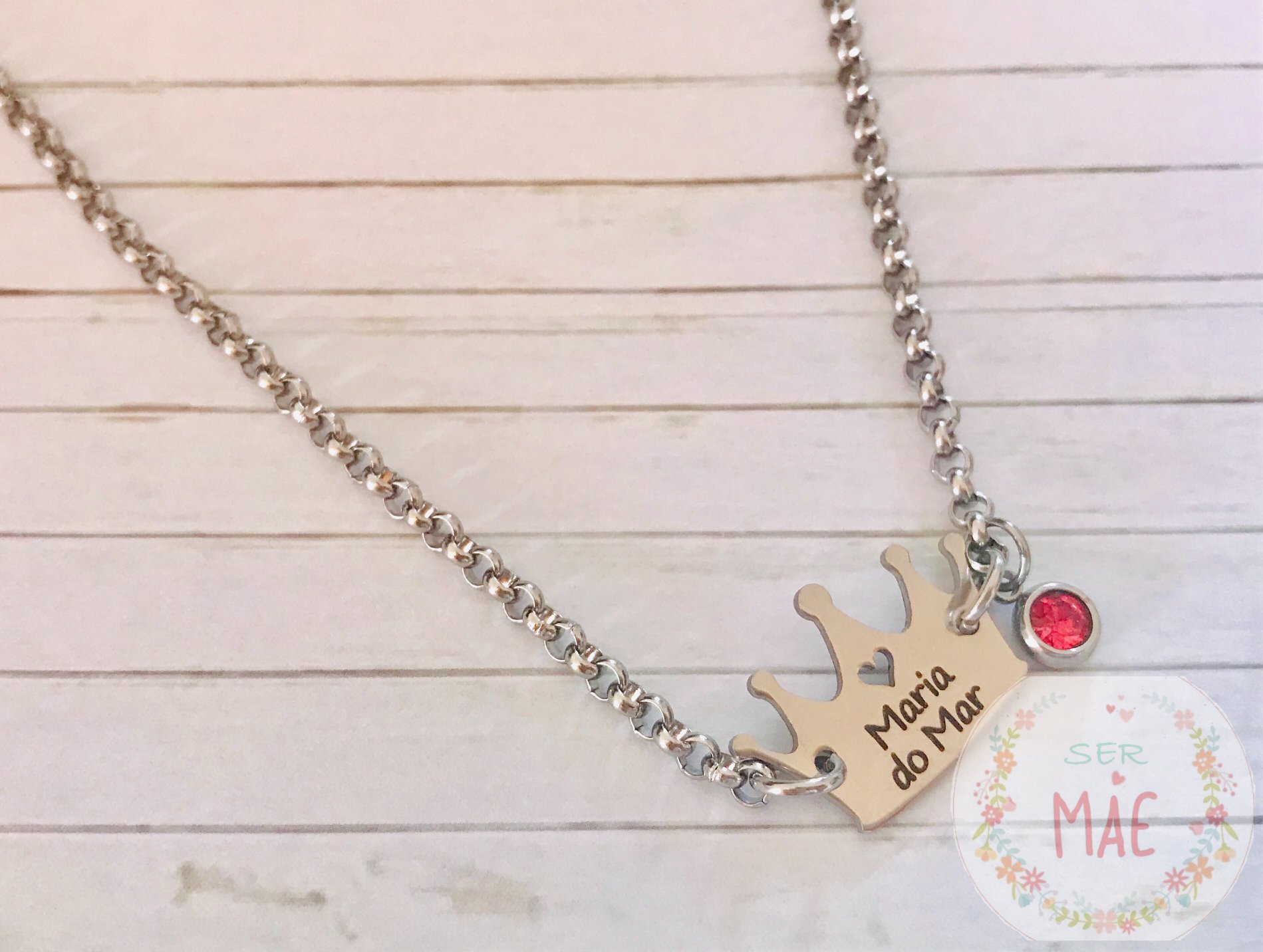 Colar Coroa Personalizado
