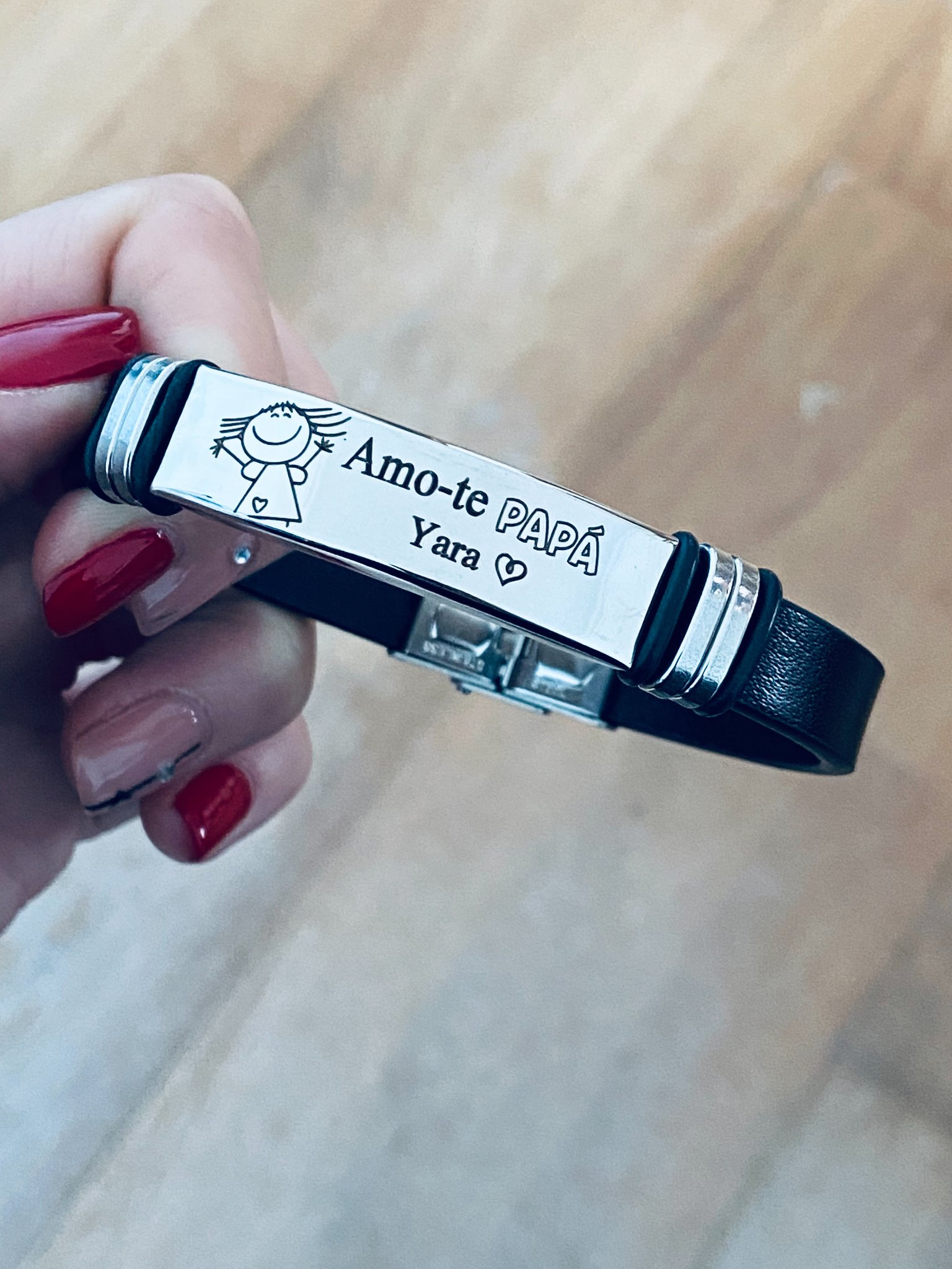 Pulseira Couro Personalizada