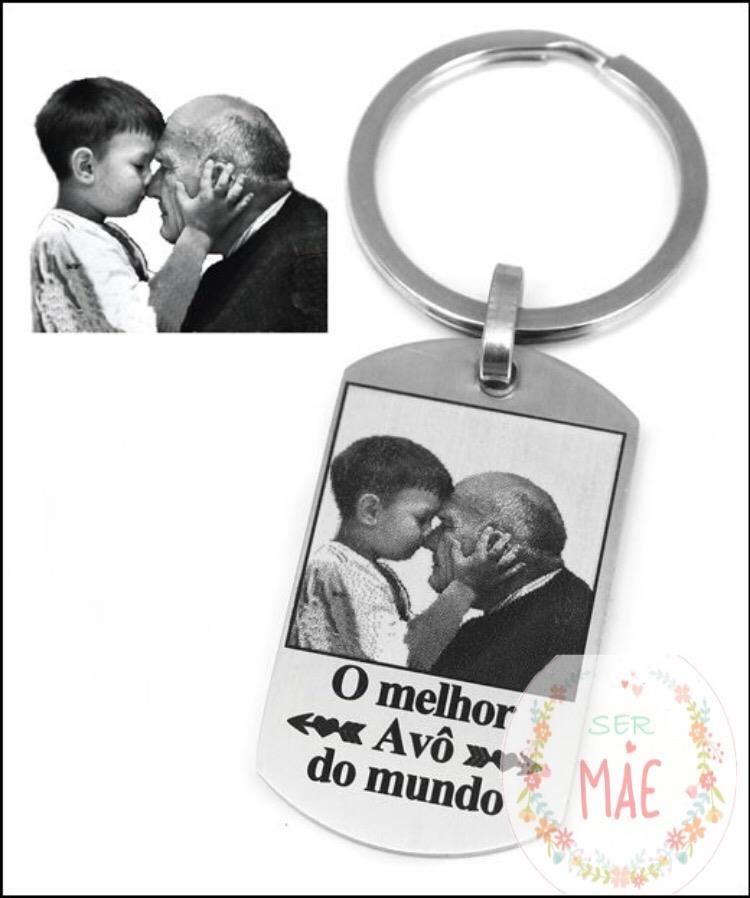 Porta-chaves Fotogravação