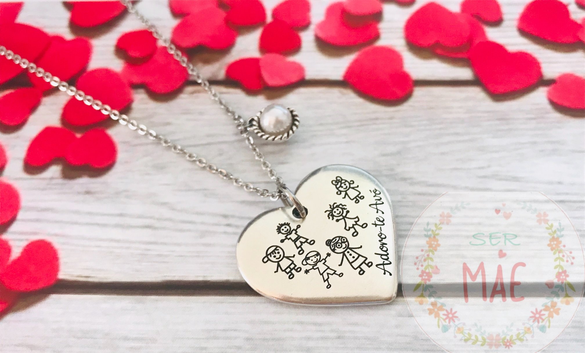 Colar Coração Personalizado