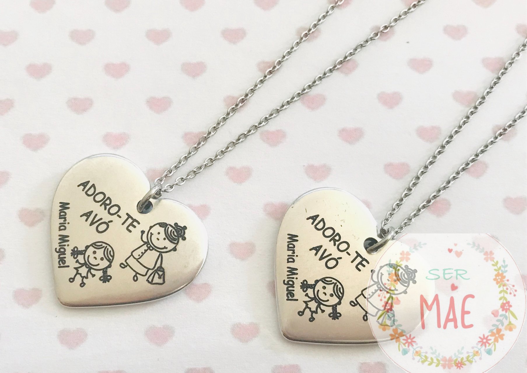 Colar Coração Personalizado