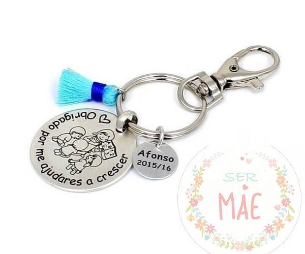 Porta-chaves Personalizado duas medalhas