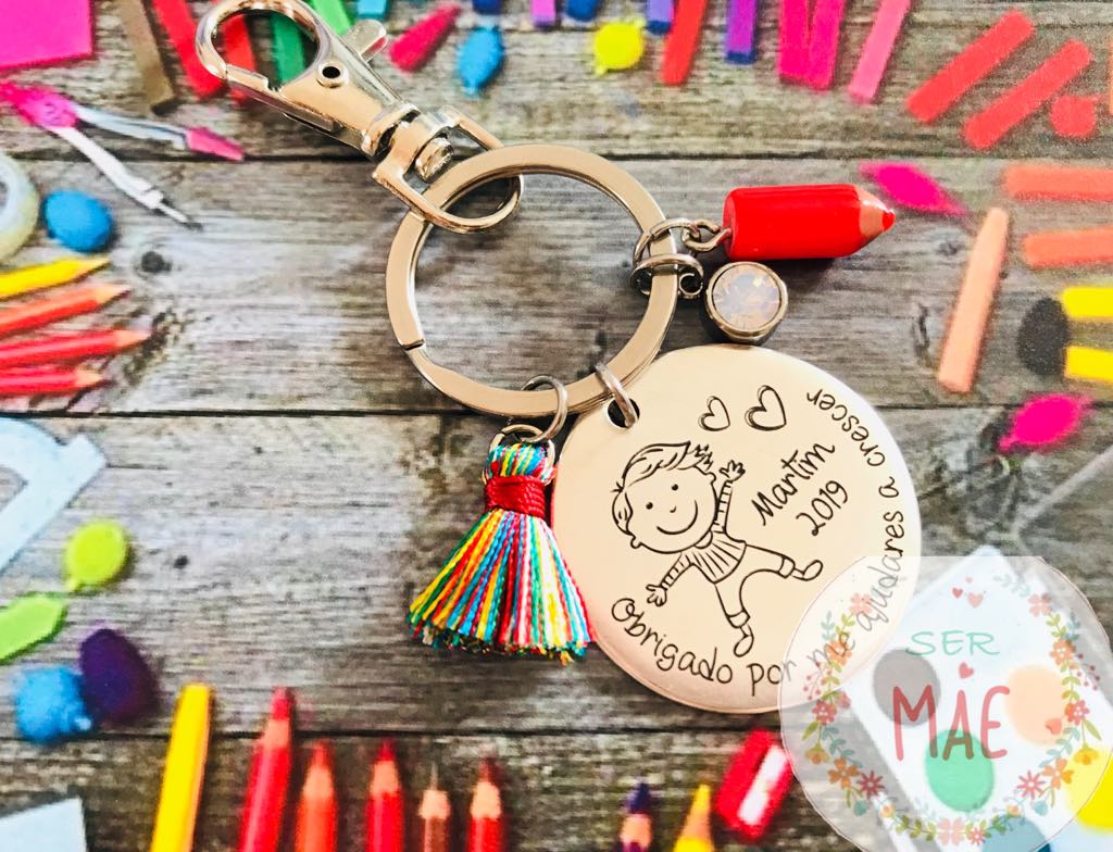 Porta-chaves Professora Personalizado