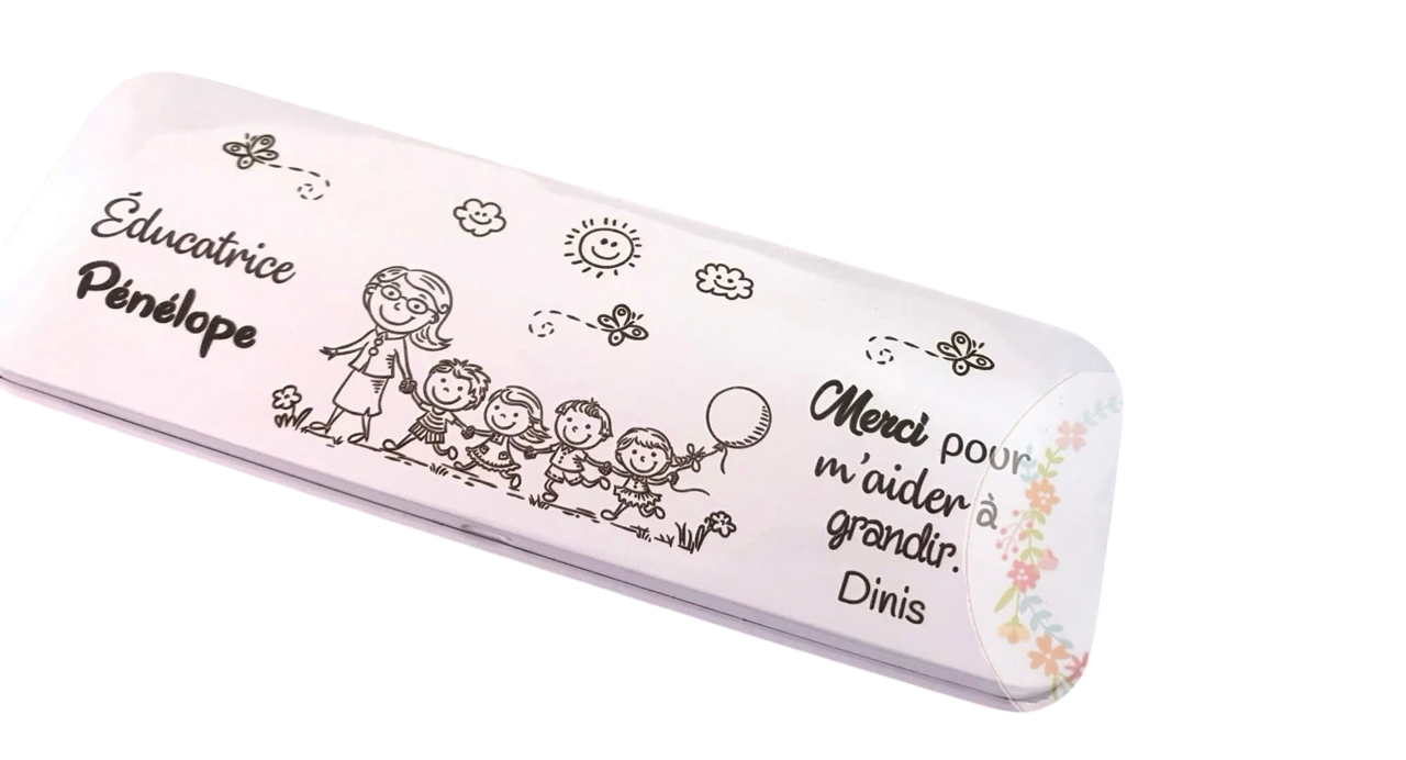 Estojo Personalizado com Lapiseira e Caneta