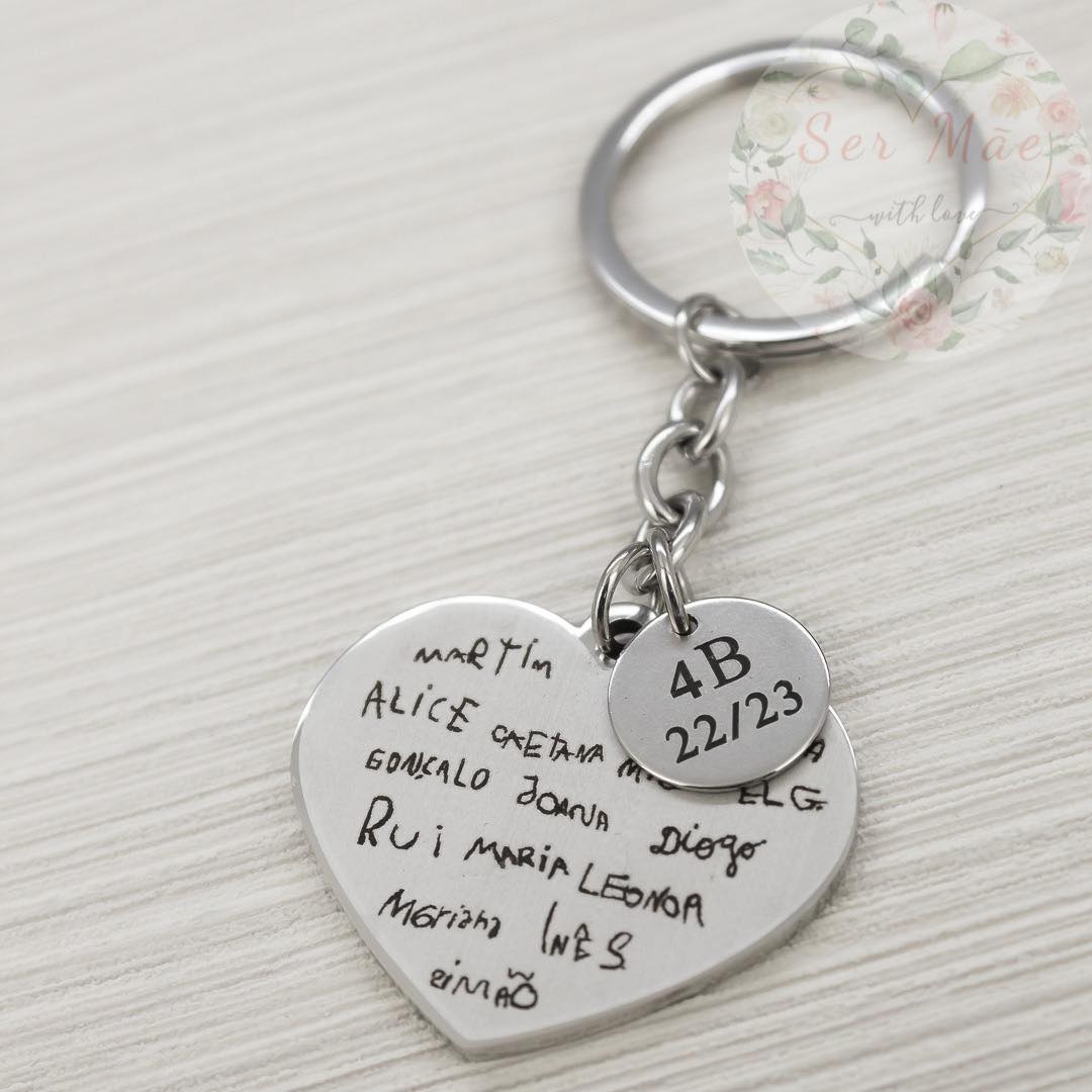 Porta-chaves Personalizado com assinaturas