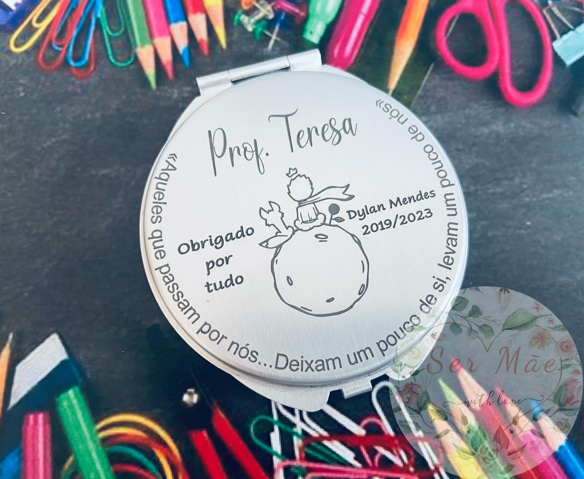 Espelho Duplo Personalizado