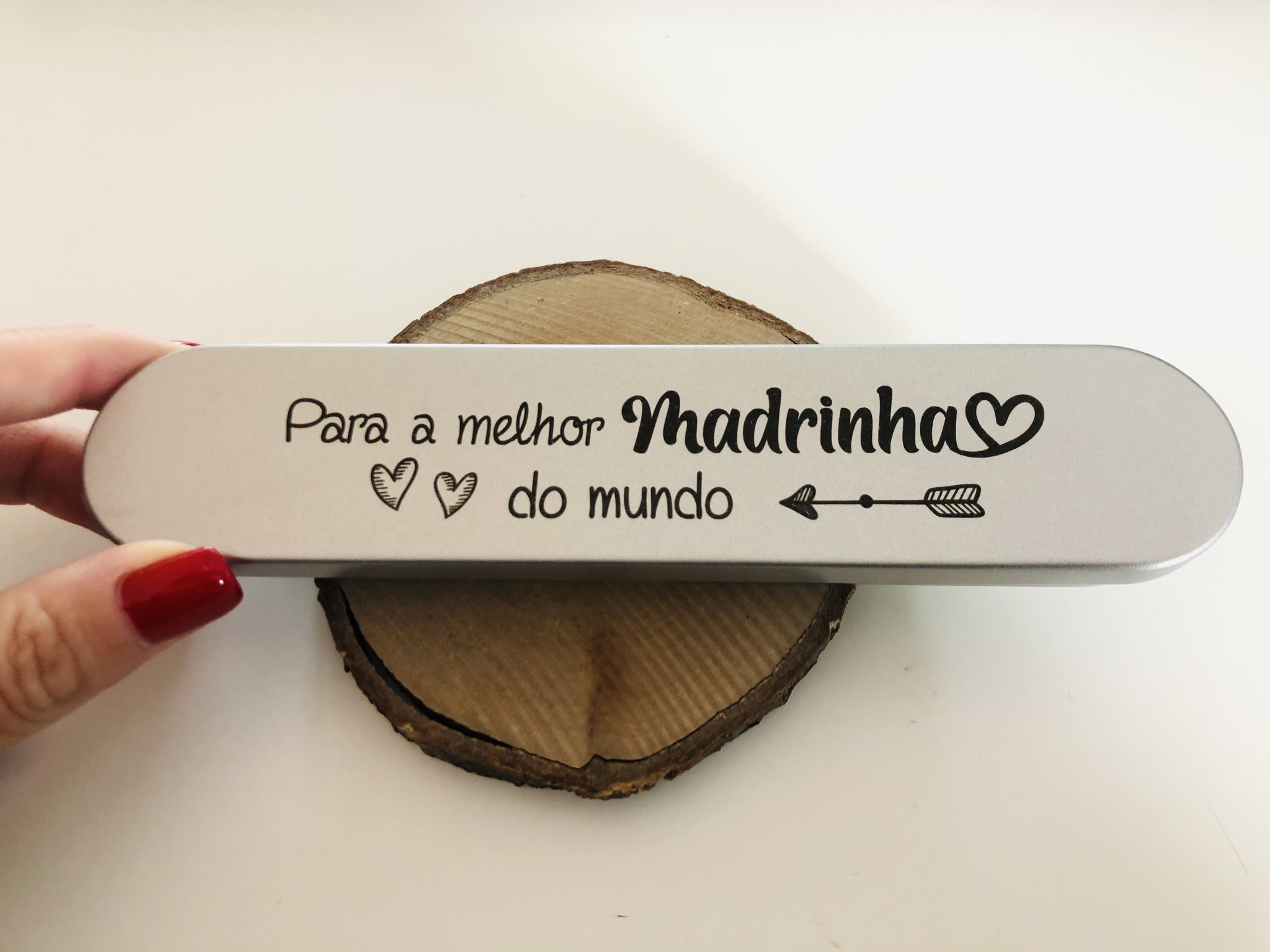 Estojo "Para a Melhor Madrinho do Mundo"