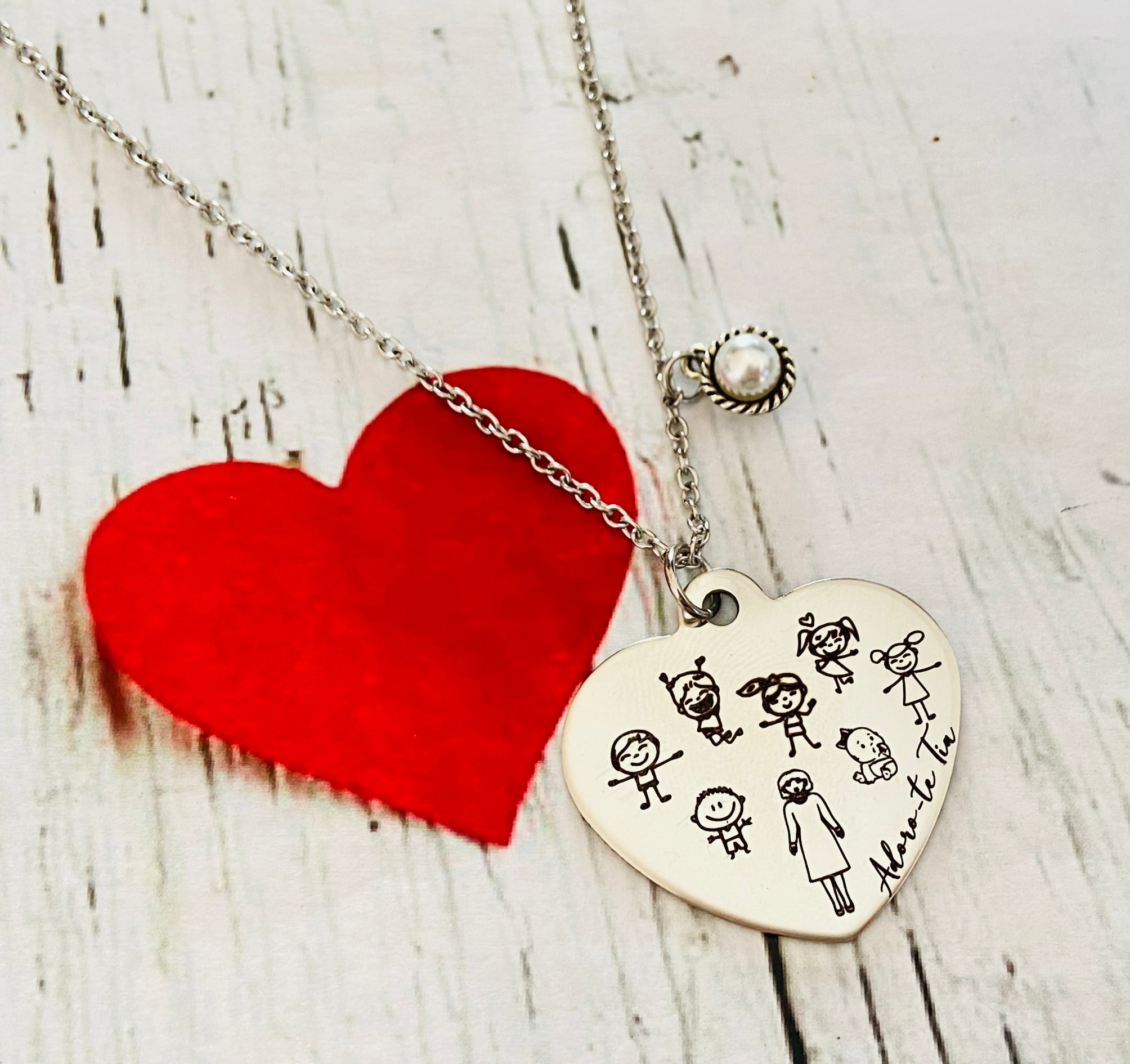 Colar com coração Personalizado