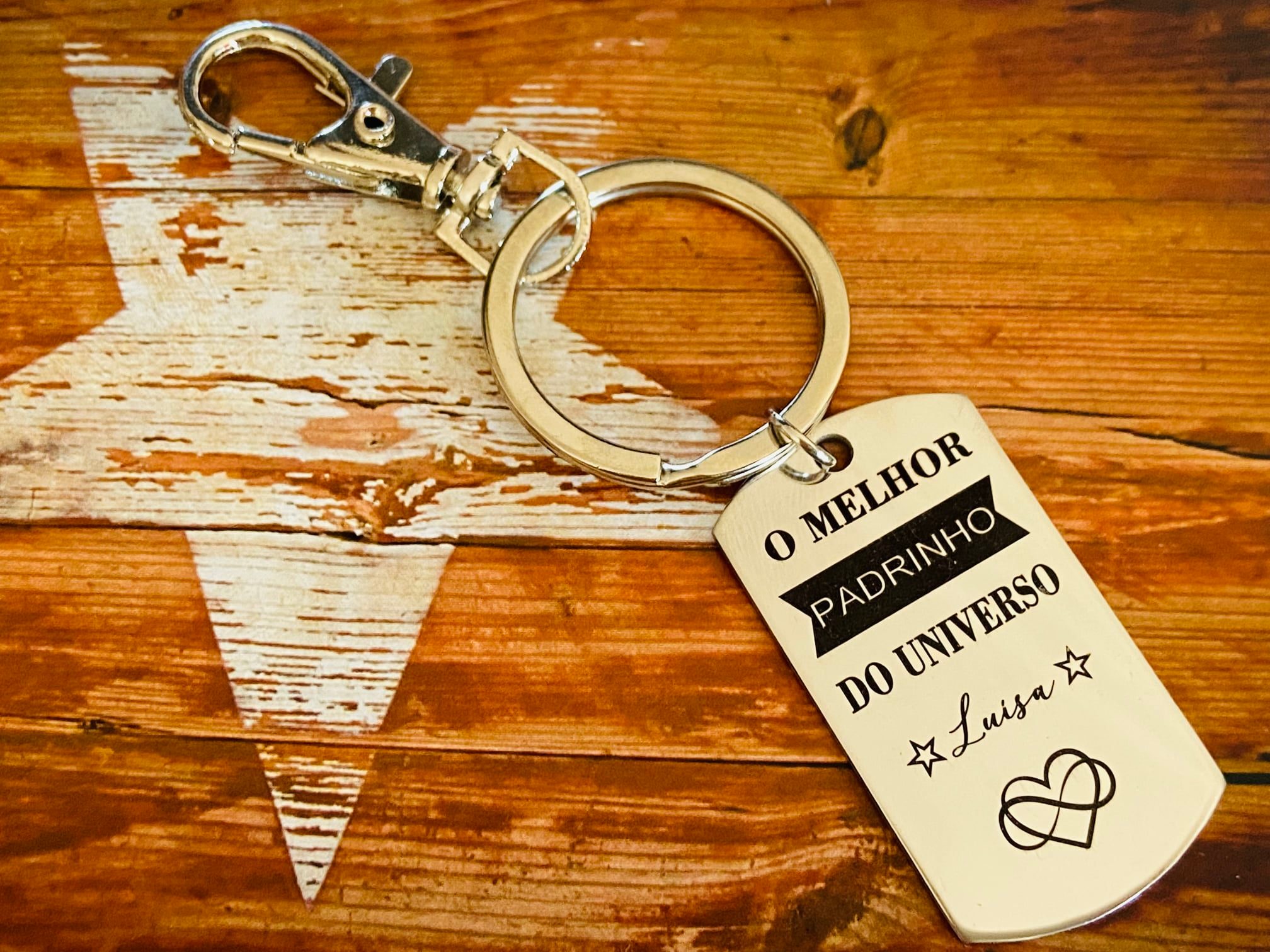 Porta-chaves Personalizado Chapa Retangular