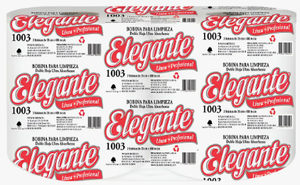 BOBINA INDUSTRIAL ELEGANTE 24CM X 400 MTS C/U