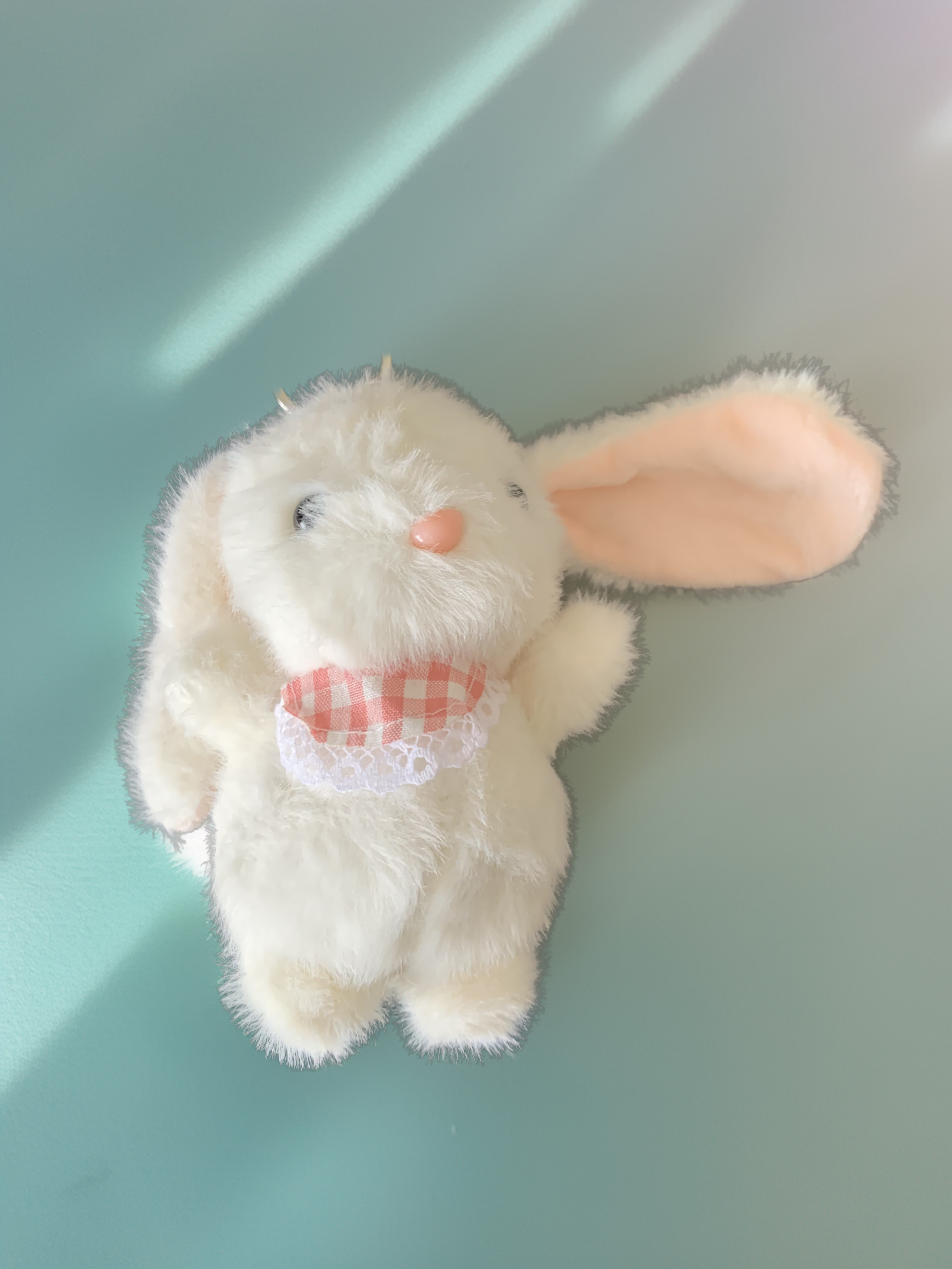 Kawaii Easter Plushie Long Ear Scarf Rabbit Keychain
