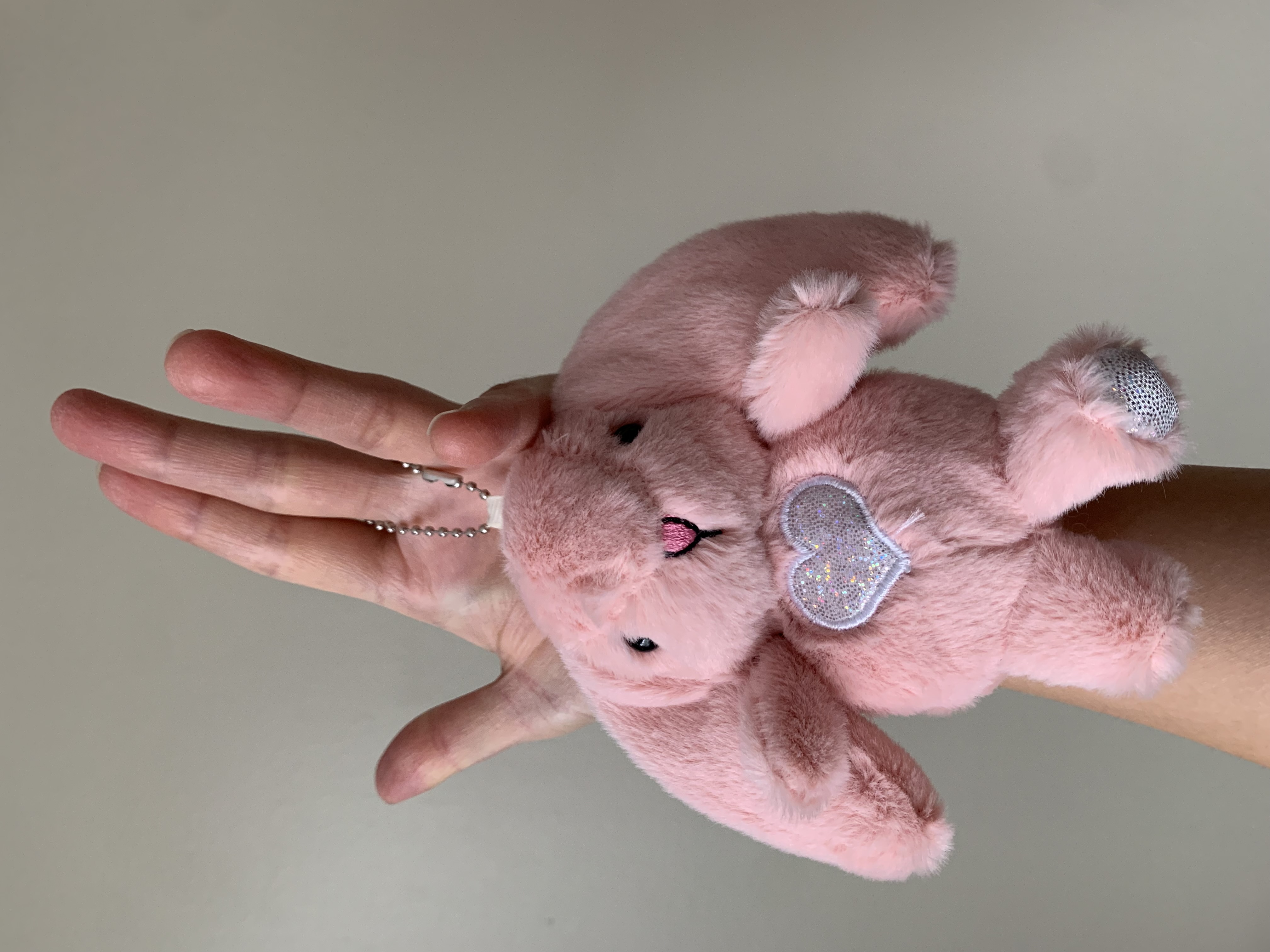 Plushie Mini Easter Bunny Long Ears Keychain 