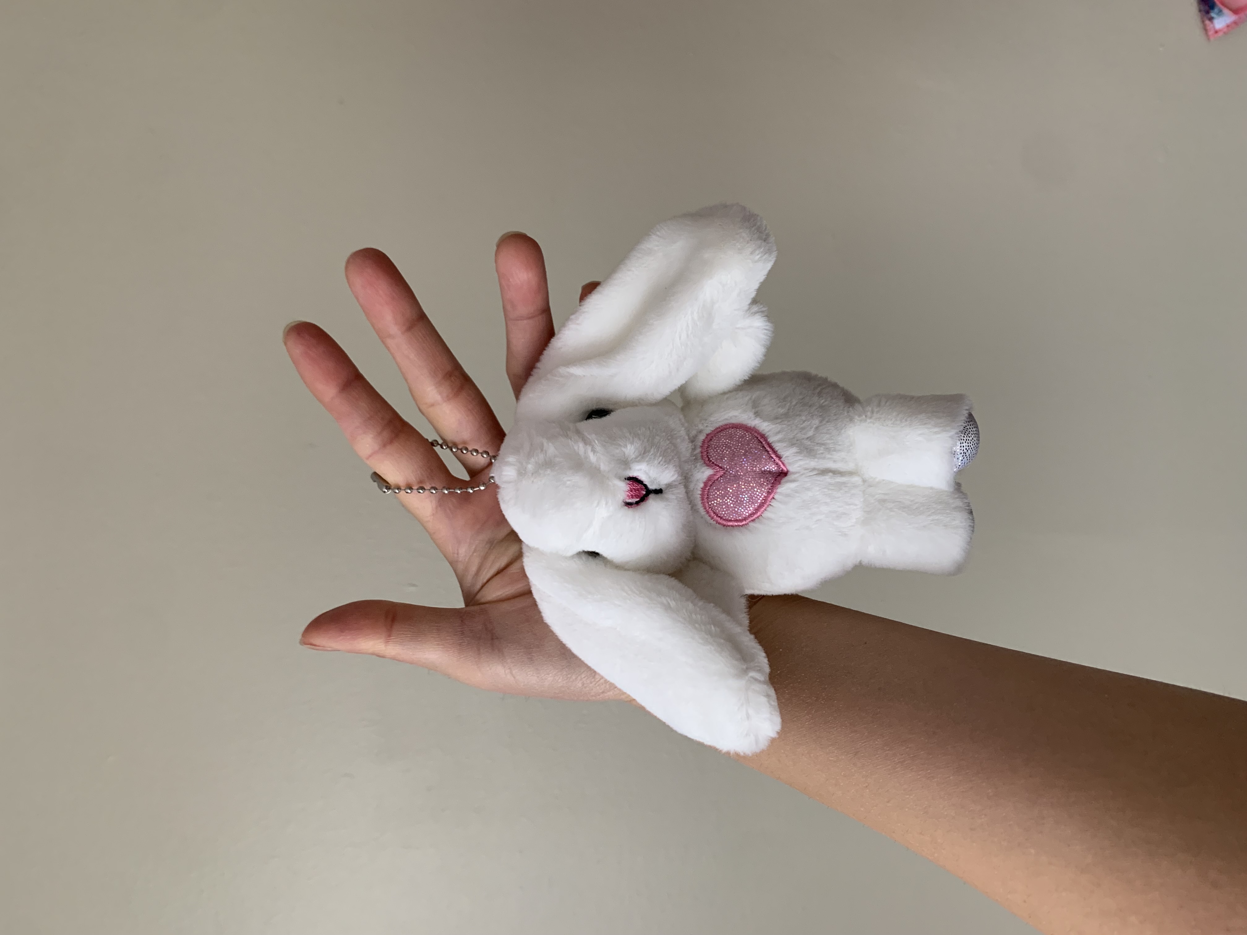 Plushie Mini Easter Bunny Long Ears Keychain 