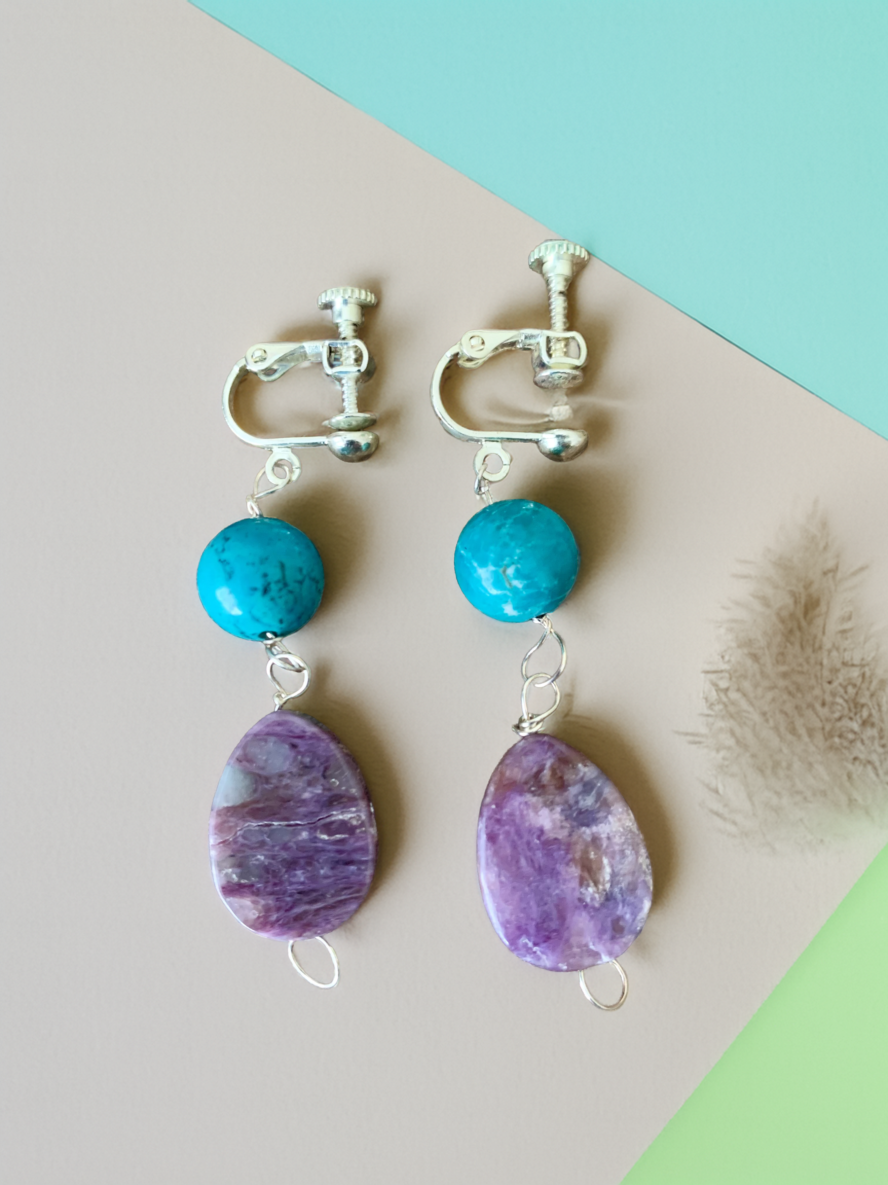 Handcrafted Gemstone Earrings