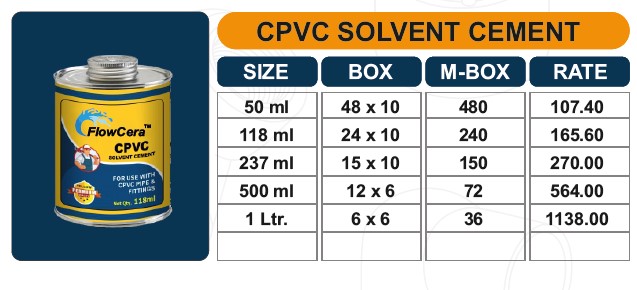FlowCera CPVC Solvent Cement