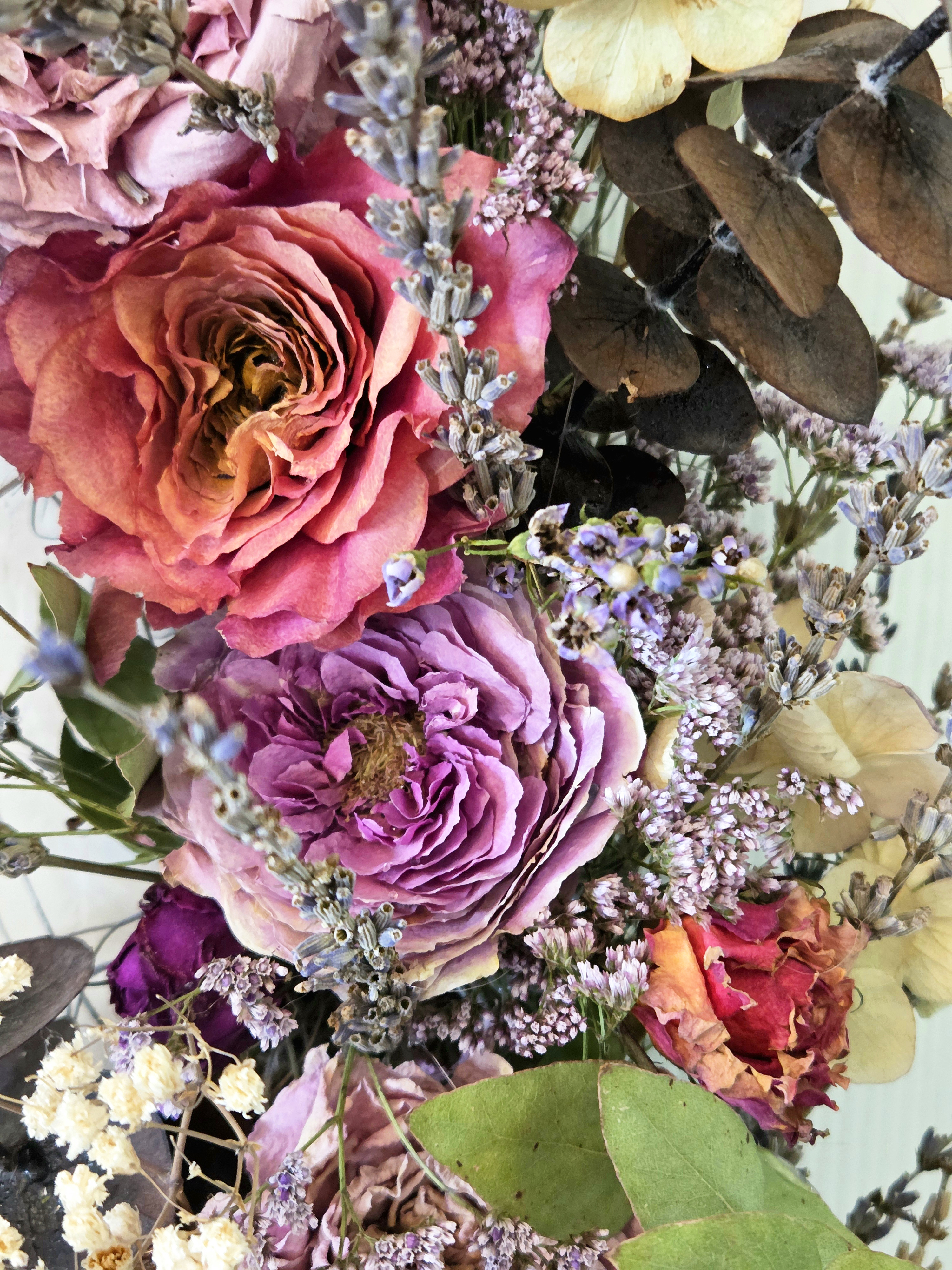 Everlasting Dried Floral Wreath H