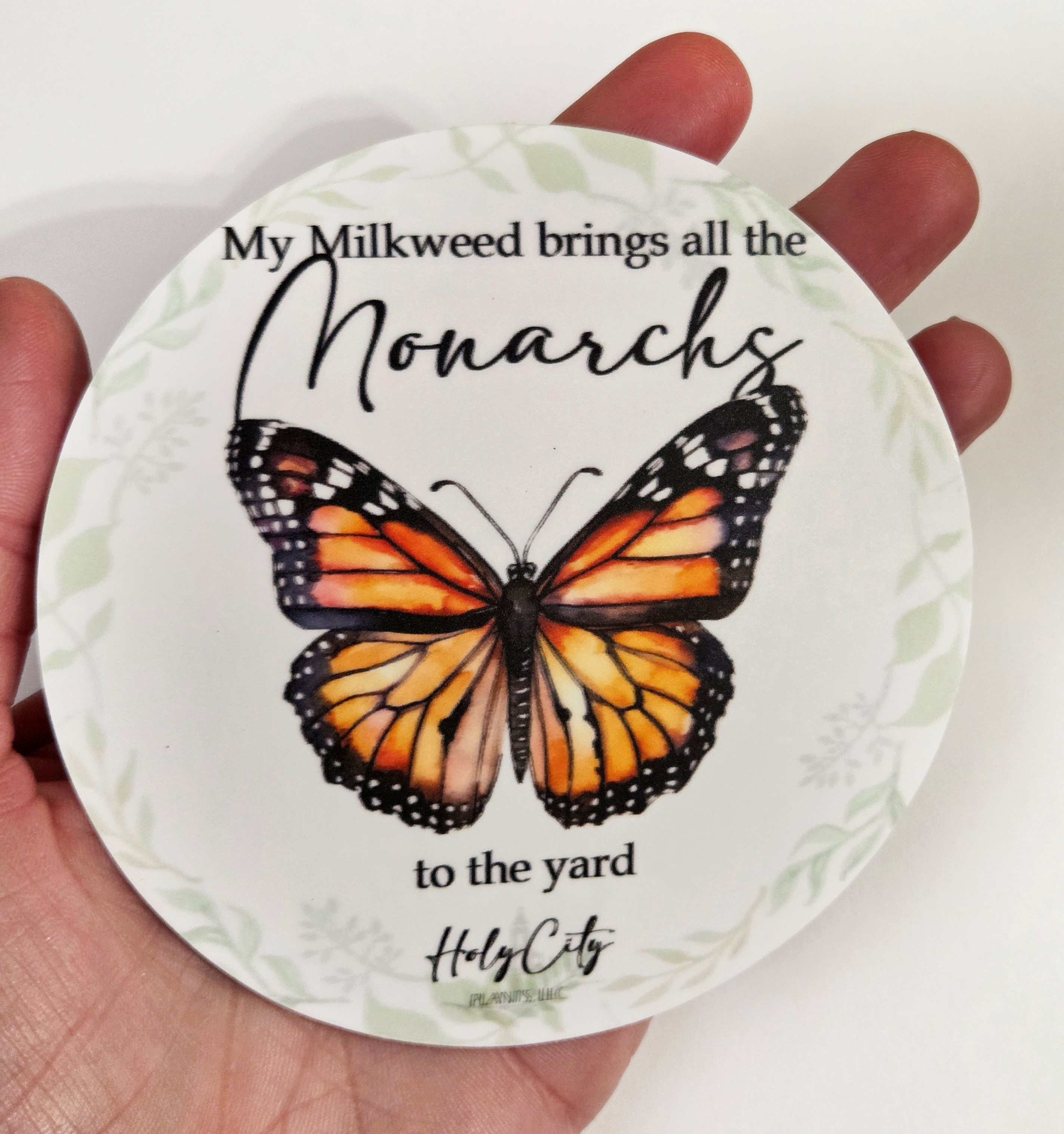 4" Vinyl Decal Sticker Monarch "A" 