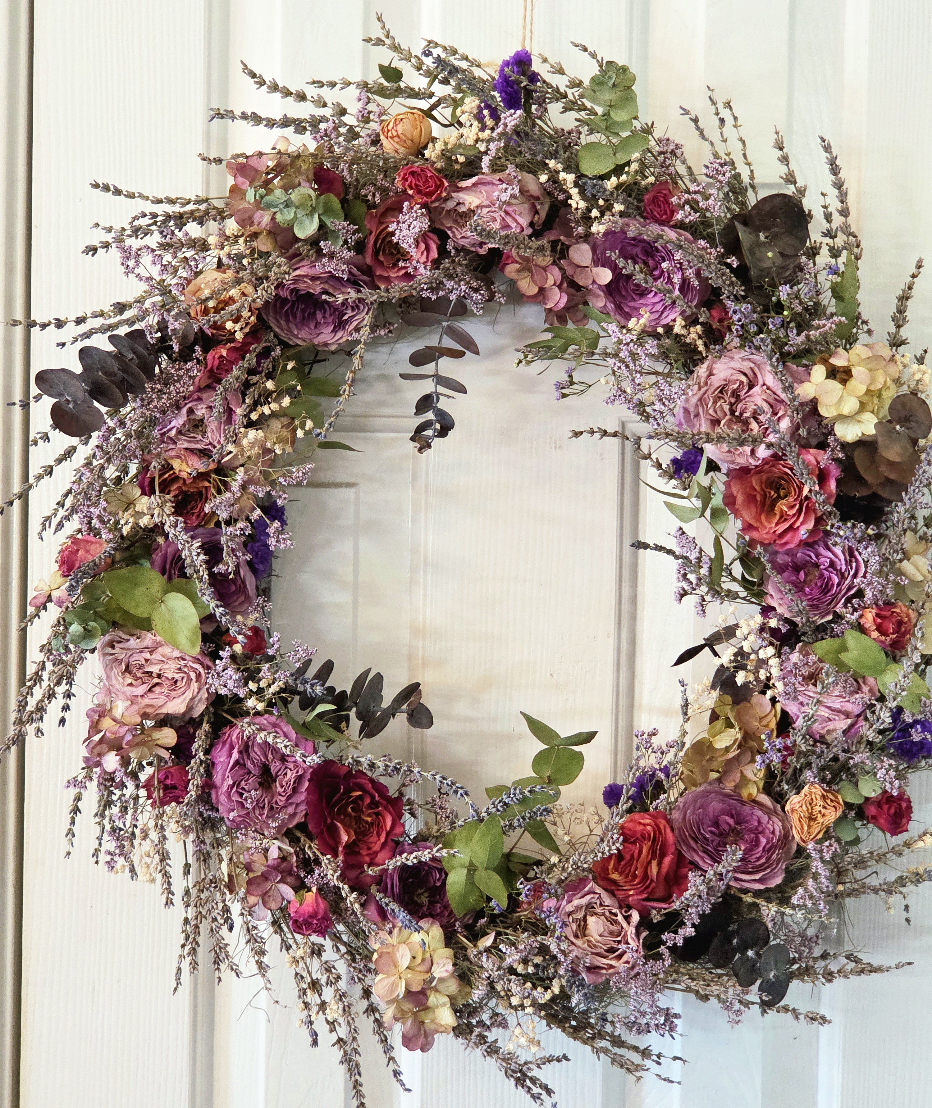 Everlasting Dried Floral Wreath H