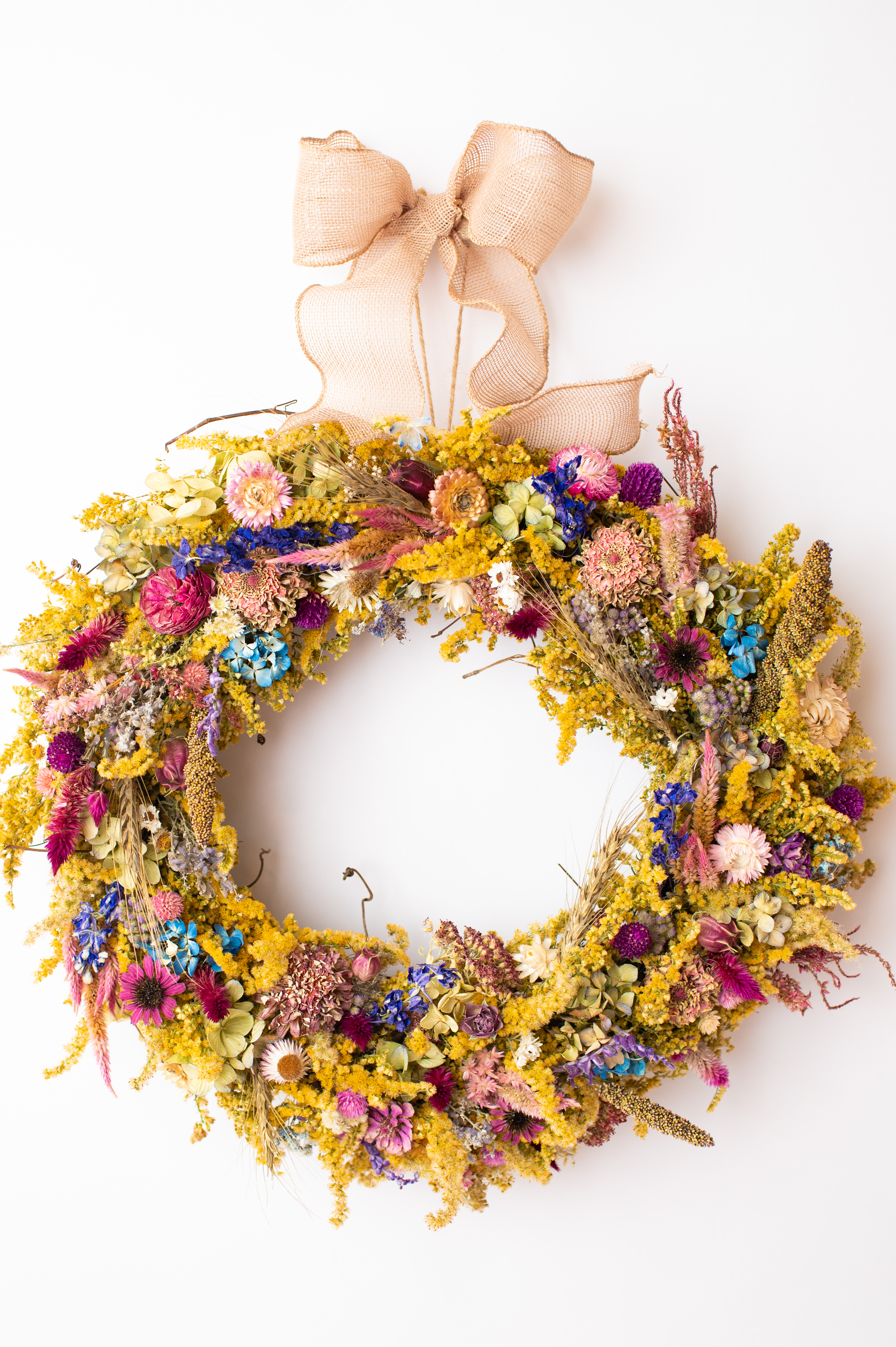 Everlasting Dried Floral Wreath A