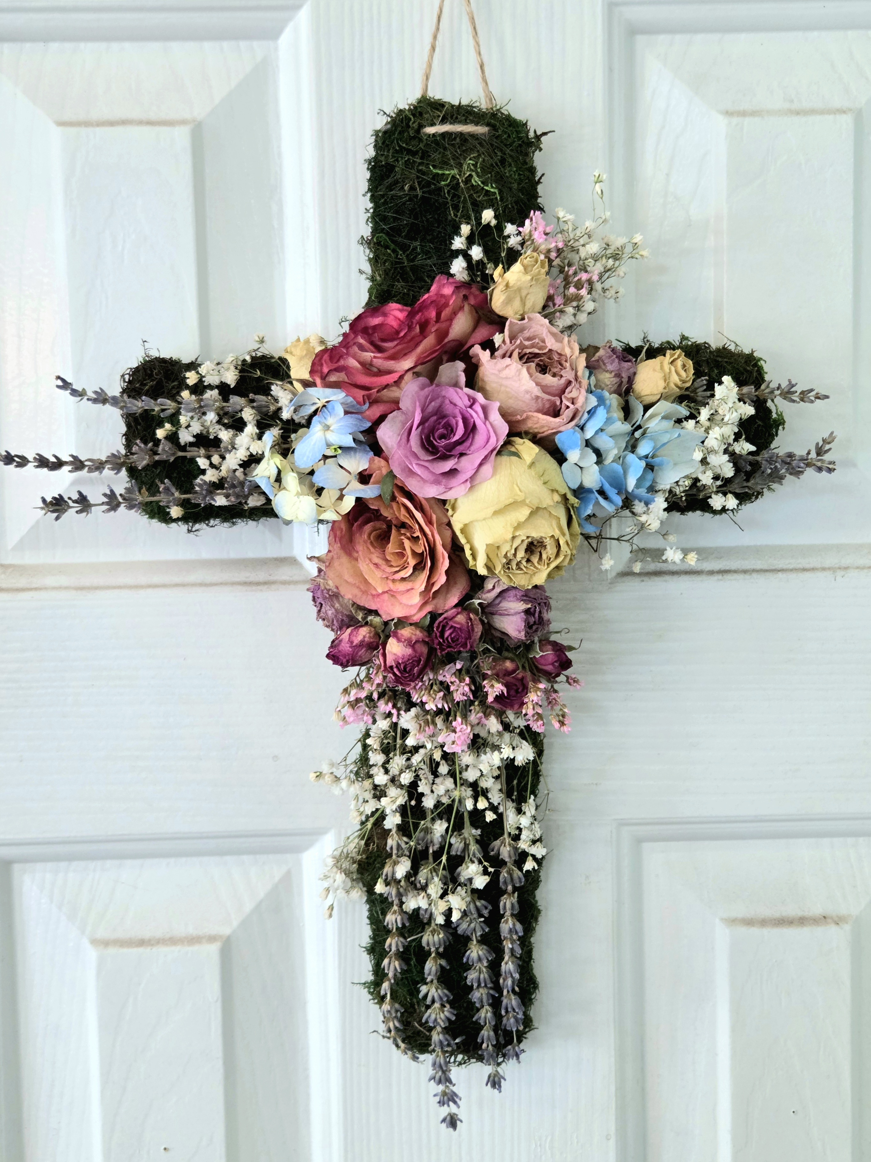 Dried Floral Cross F