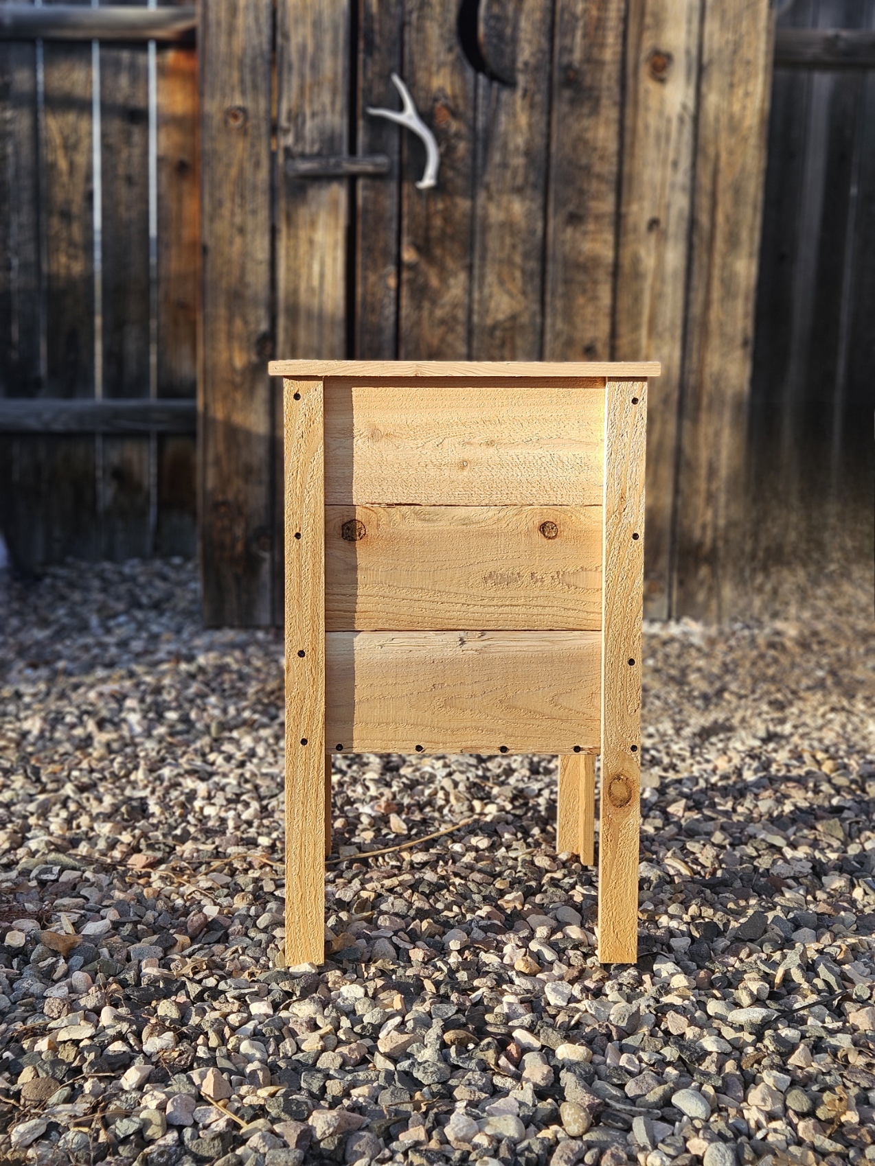 Square Wooden Planter Boxes