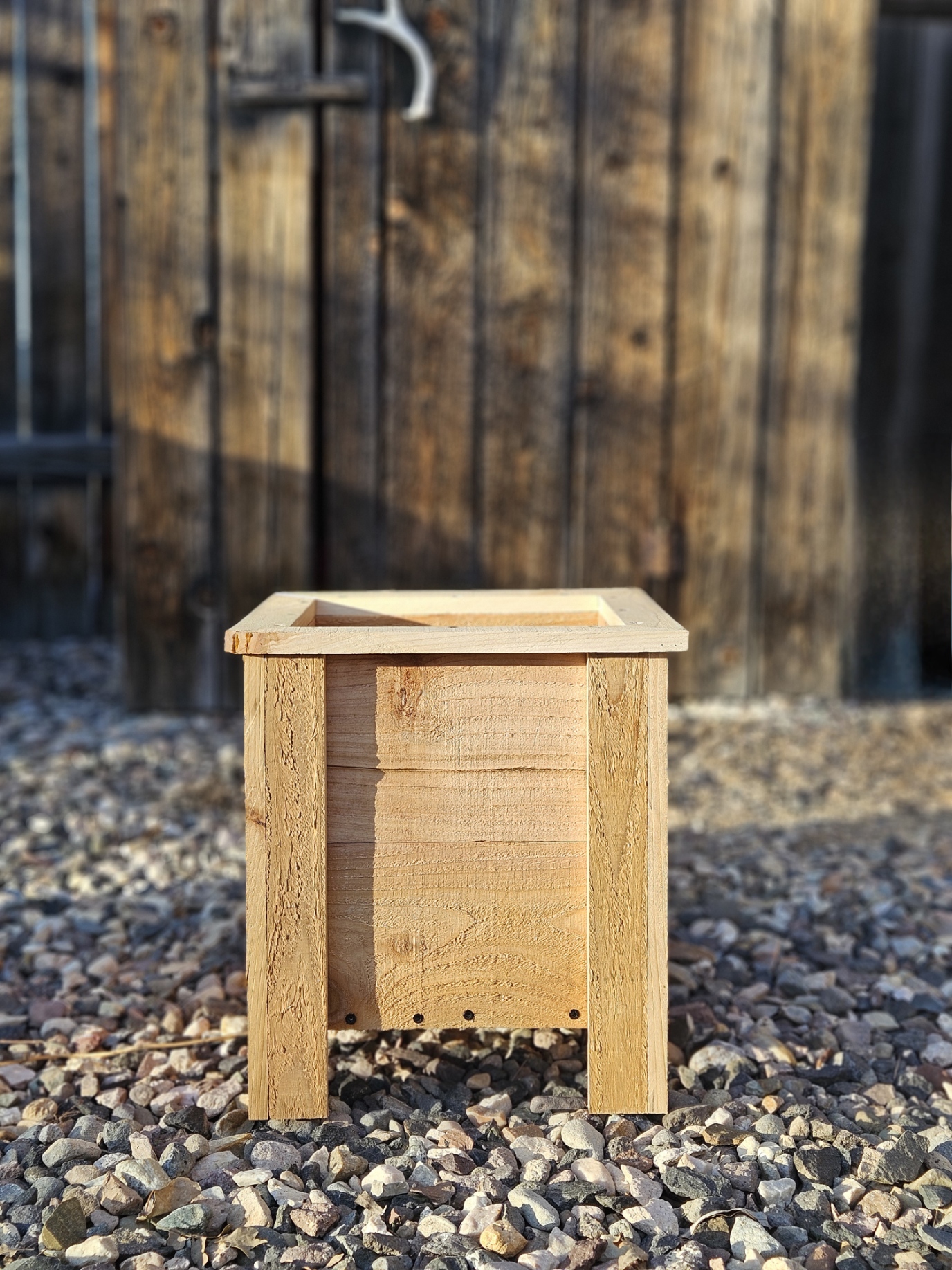 Square Wooden Planter Boxes