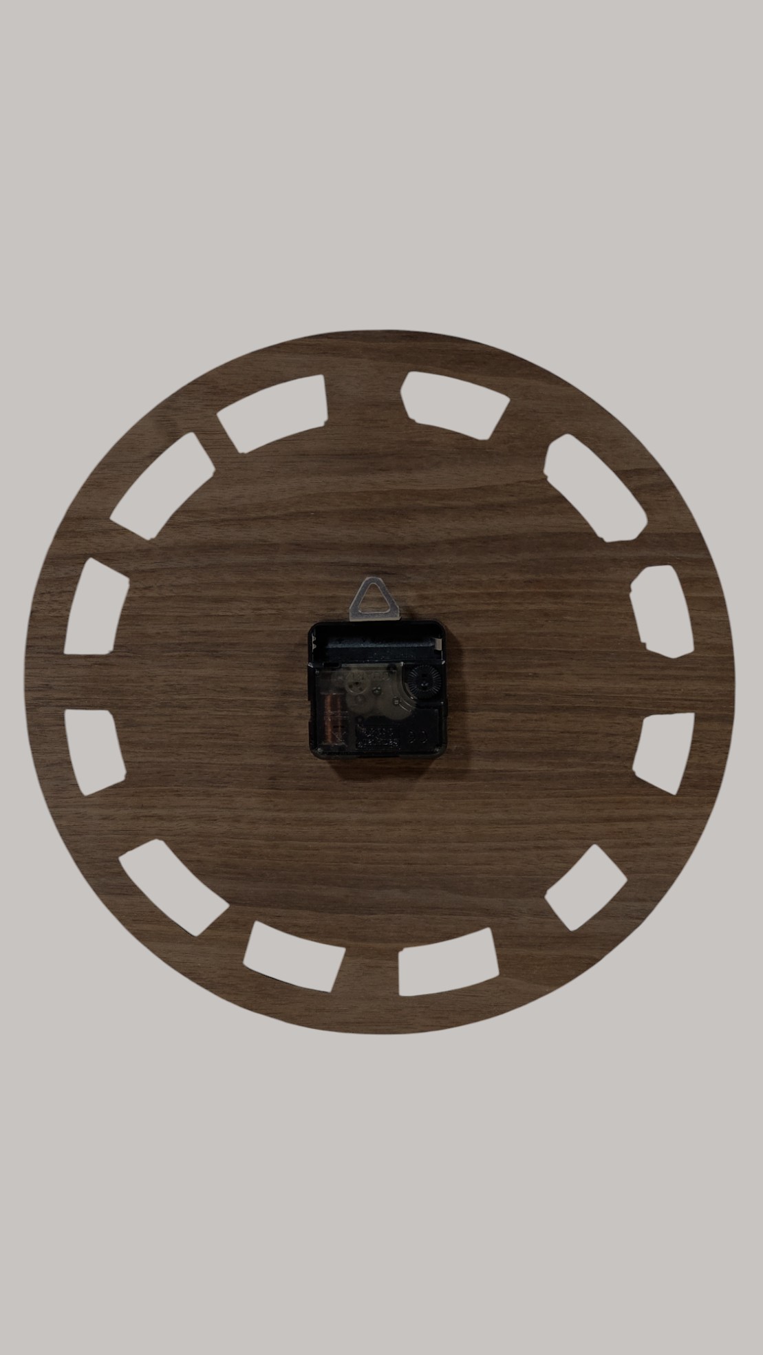 Large Wooden Gear Wall Clock