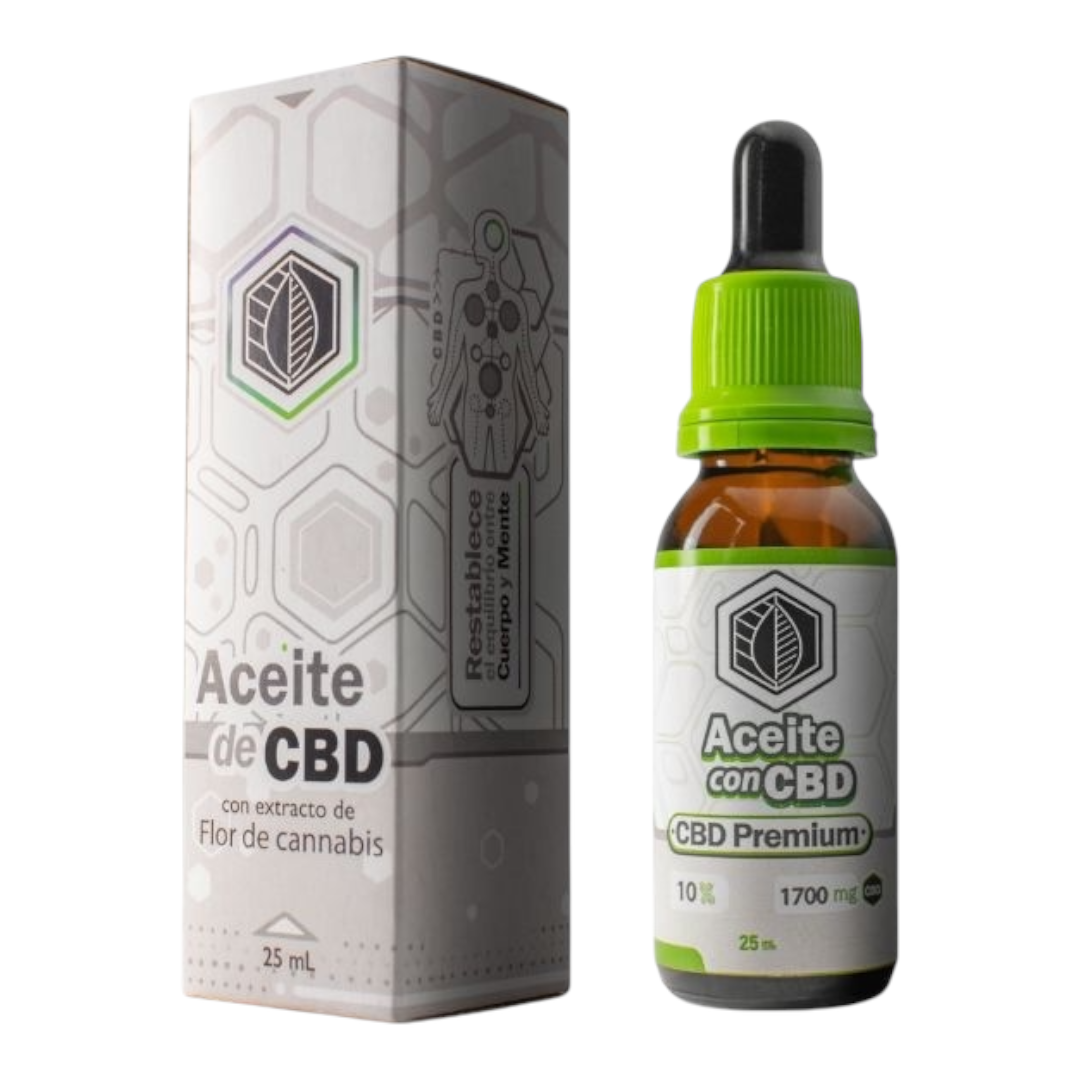 Aceite con CBD 10% – 25ml (1700mg)