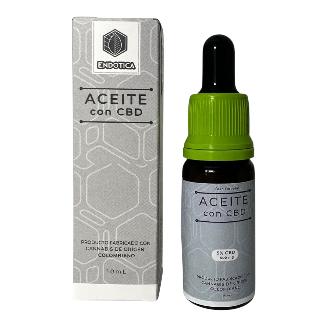 Aceite con CBD 5% – 10ml (340mg)